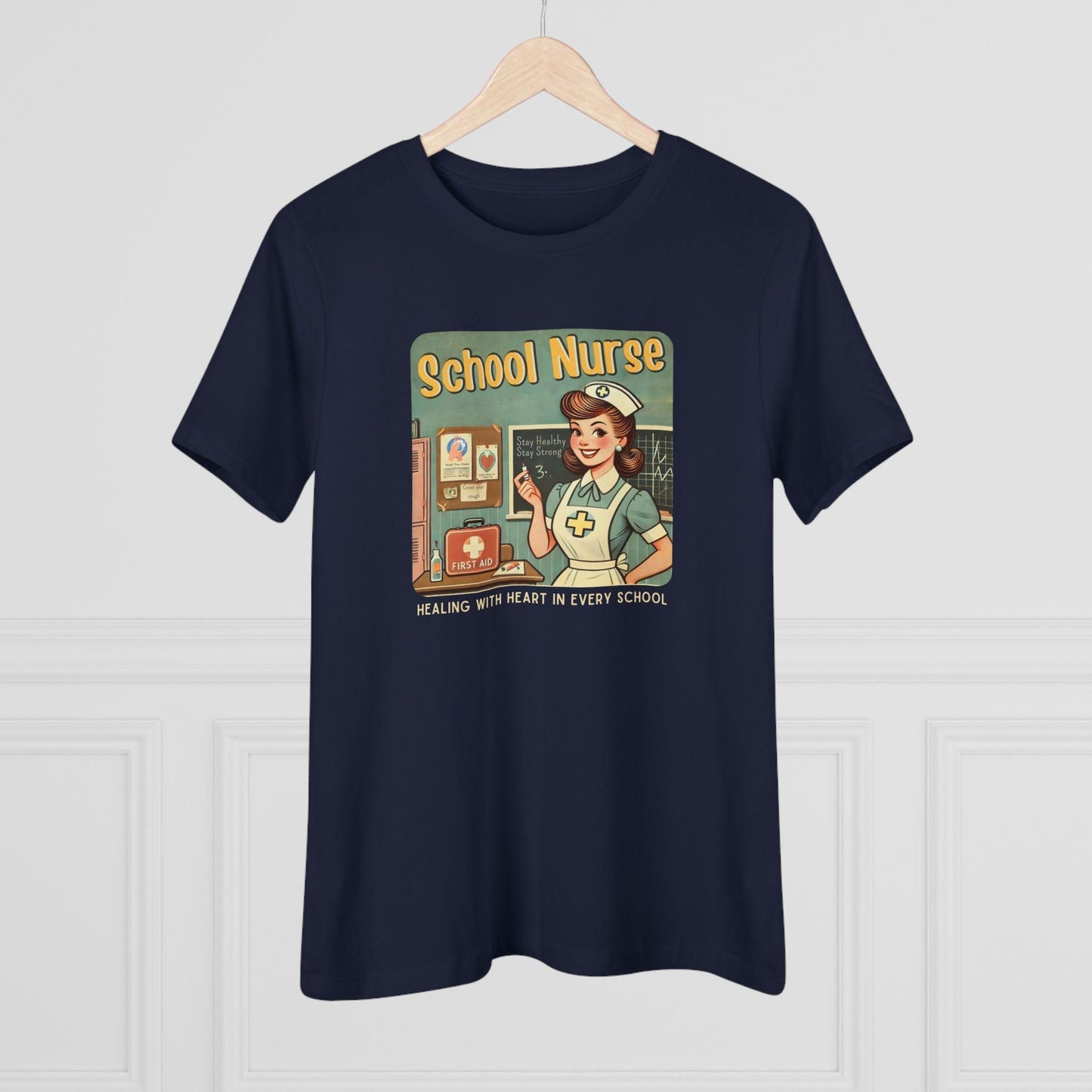 School Nurse Hero Tee - Healing with Heart in Every School 🩺❤️ - Whippie's