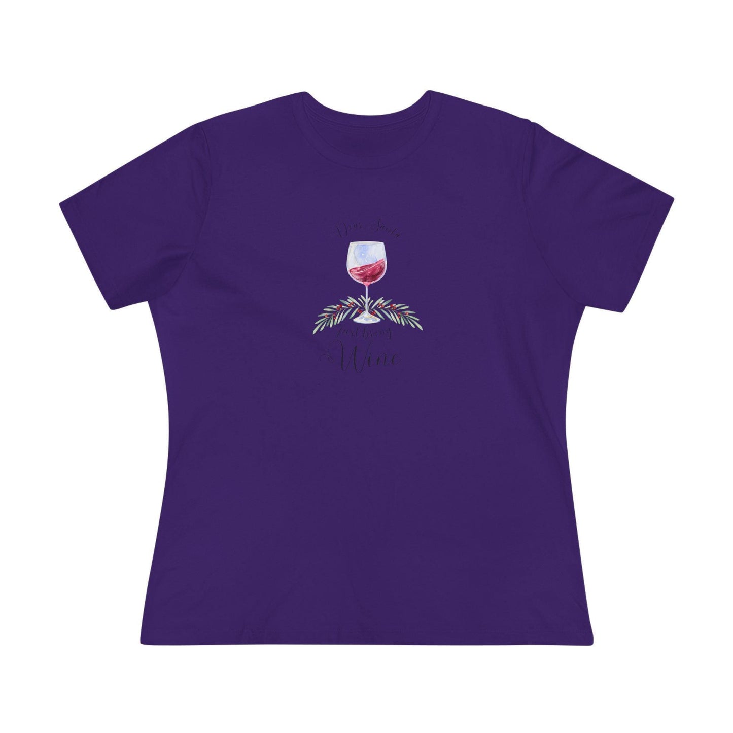 🍷💌 Dear Santa, Just Bring Wine 🎅🎄 - Women's Softstyle Tee - Whippie's
