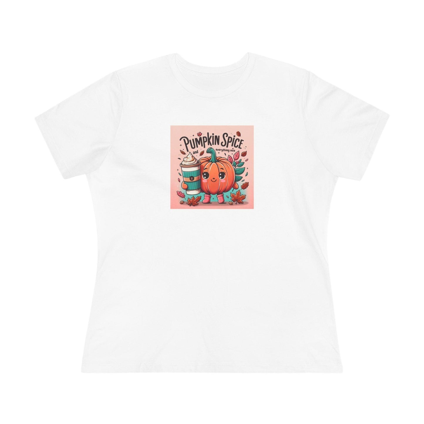 Cute Pumpkin: Pumpkin Spice and Everything Nice - Women's Softstyle Tee - Whippie's