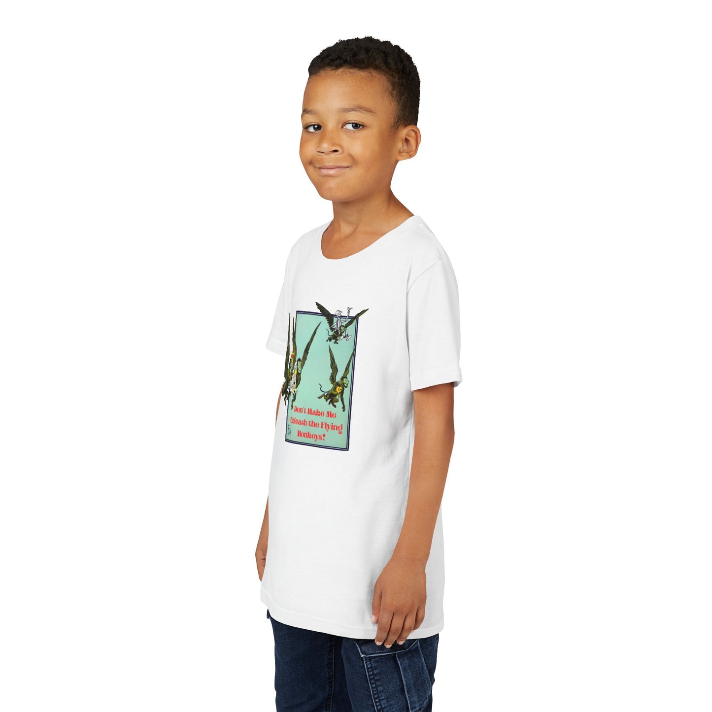 Wizard of Oz Don't Make Me Unleash the Flying Monkeys - Youth T-shirt - Whippie's