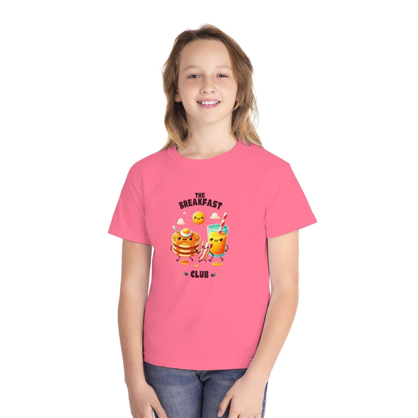 🥞 Breakfast Club 🍳 Youth Midweight Tee ☀️ Rise and shine, breakfast time! - Whippie's