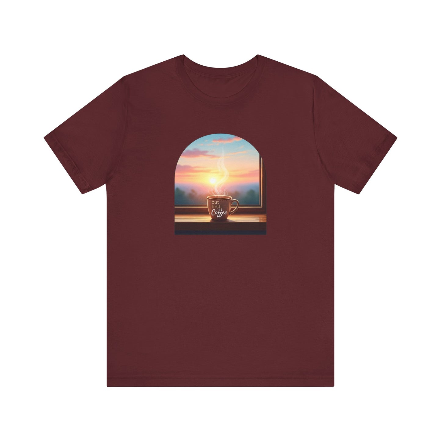 But First, Coffee - Unisex Jersey Tee - Whippie's