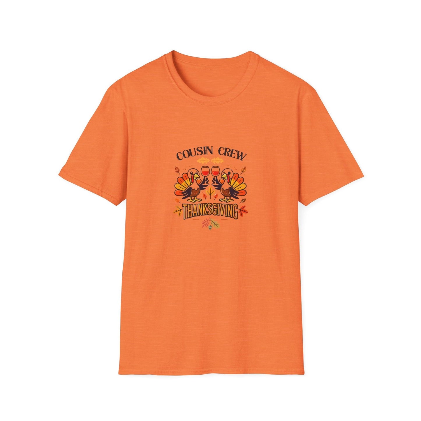 Thanksgiving Cousin Crew - Cheers to the Crew! 🦃🥂🍁 Unisex T-Shirt - Whippie's