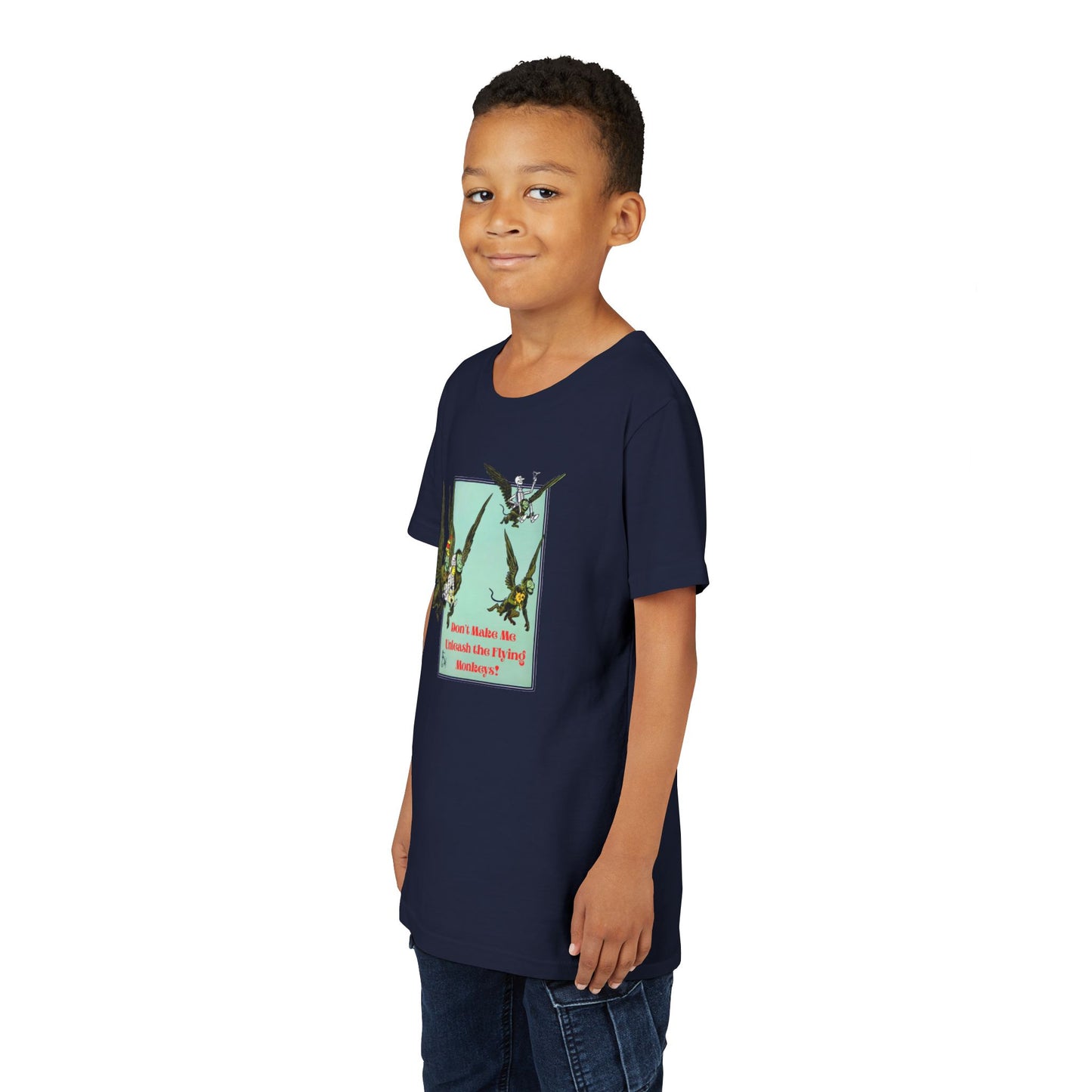 Wizard of Oz Don't Make Me Unleash the Flying Monkeys - Youth T-shirt - Whippie's
