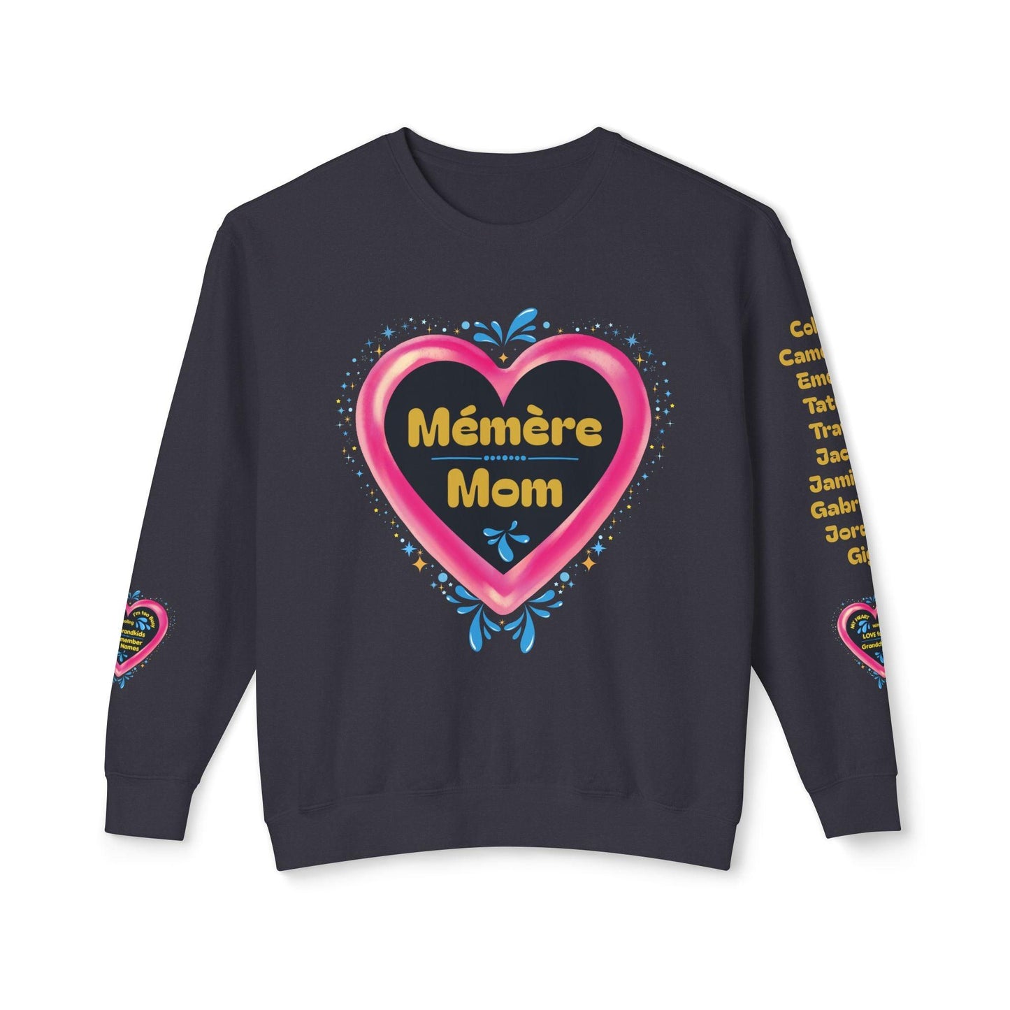 Grandma's Grandkids Crewneck Sweatshirt ✨ A grandma's love knows no bounds! Personalizable - Whippie's