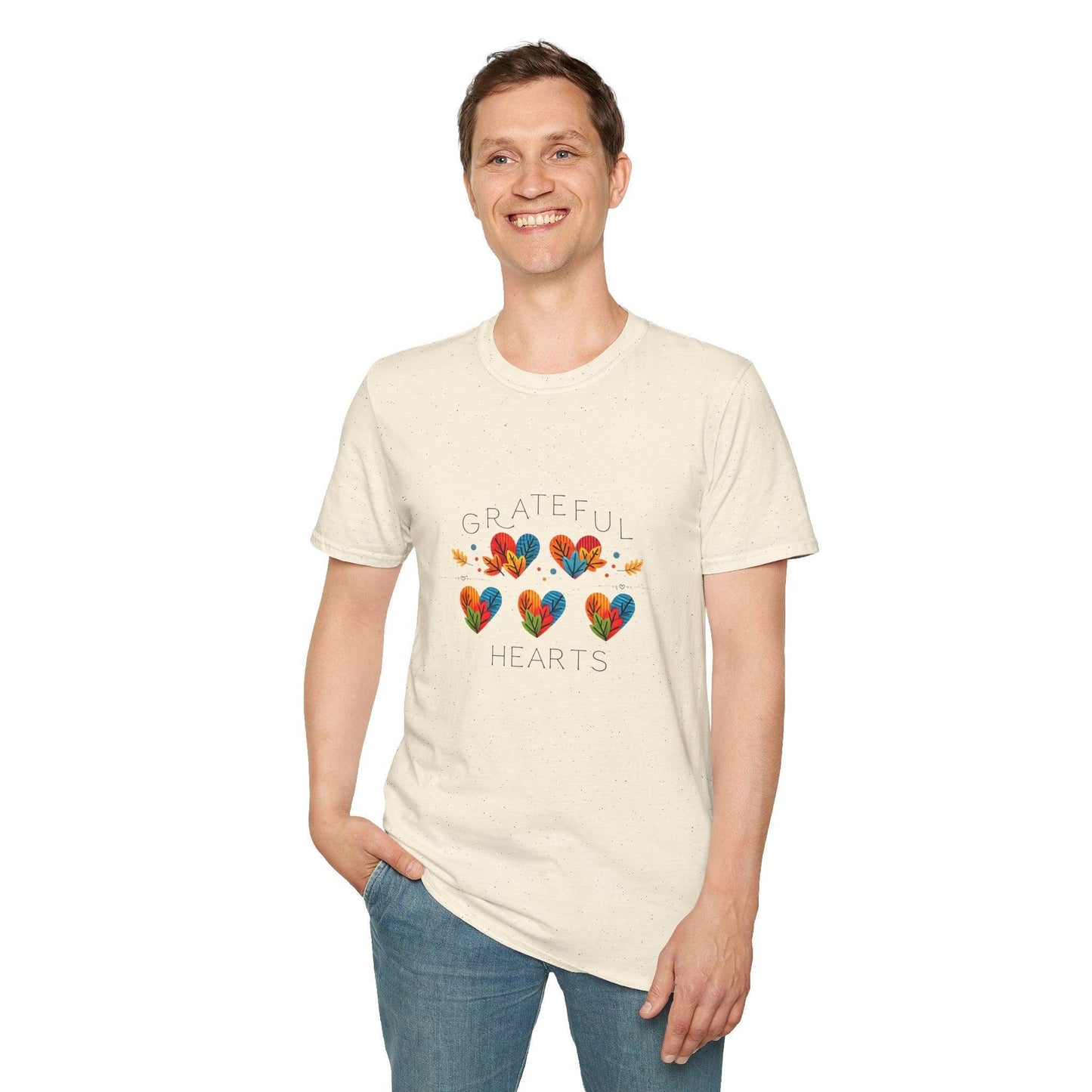 Grateful Hearts - A Family Affair 🧡💛❤️ - Five Hearts - Unisex T-Shirt - Whippie's