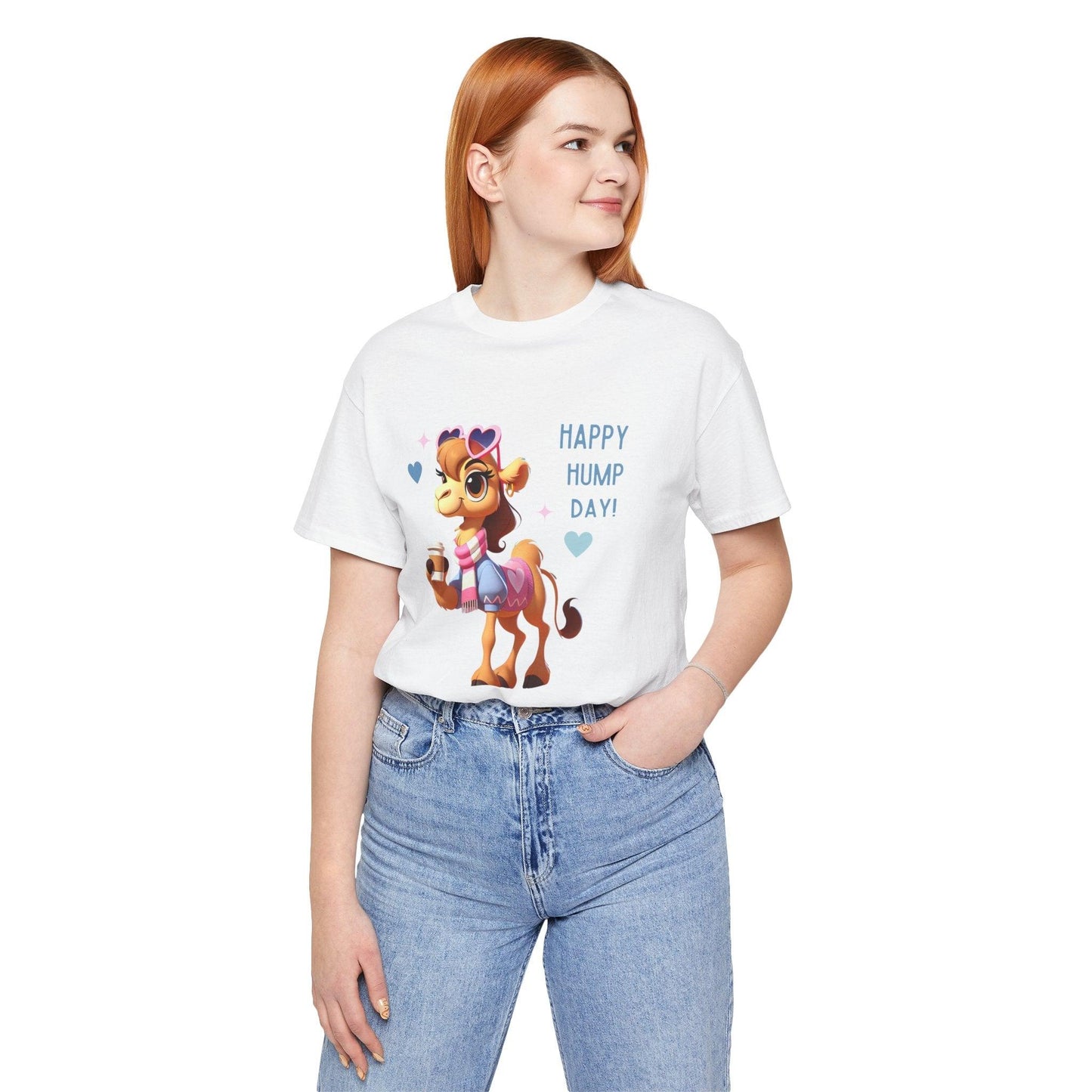 Happy Hump Day - Unisex Jersey Tee - 🐪 Celebrate the Midweek Hump with a Smile! 🐪 - Whippie's
