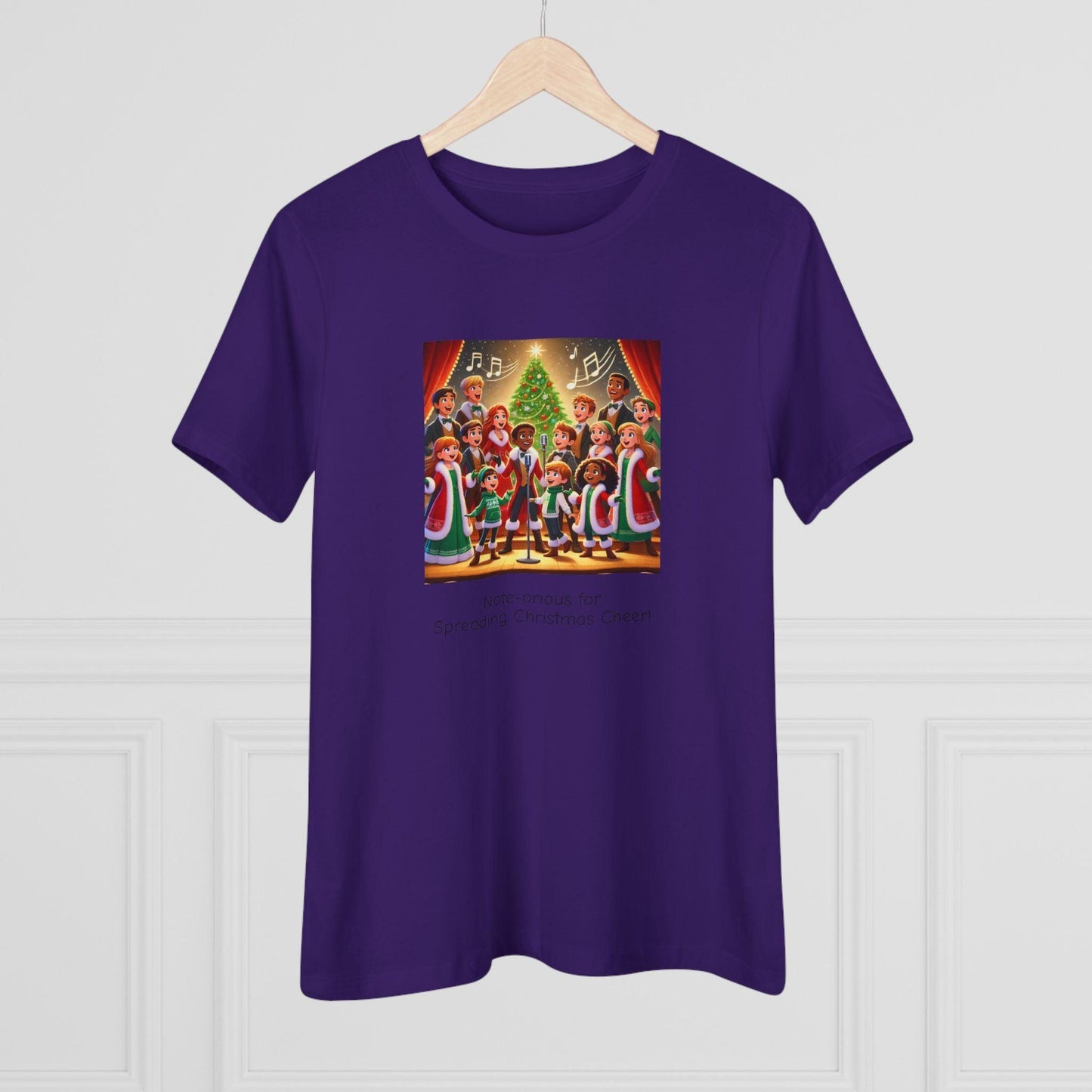 Note-orious for Spreading Christmas Cheer! - Women's Tee - Whippie's