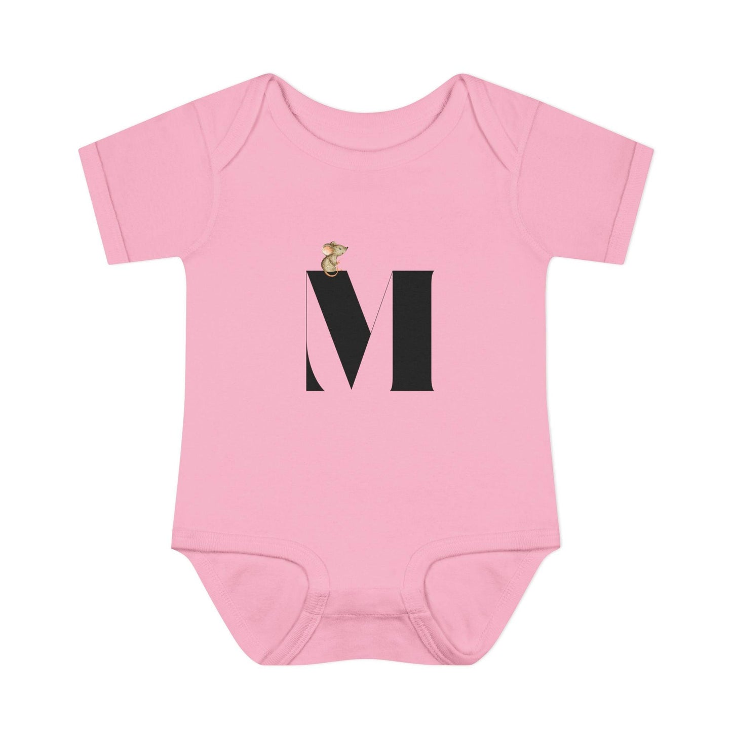 Alphabet Adventures: Letter M - Mini Mouse Baby Onesie M is for Mini Mouse! - Whippie's