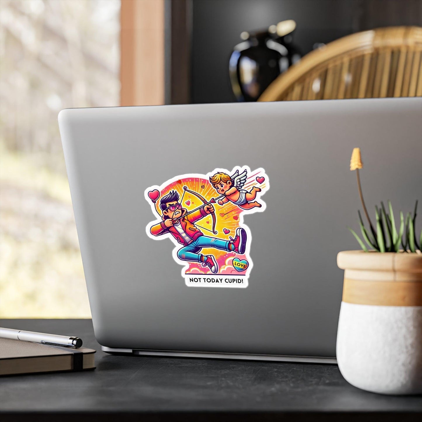 ๐น Cupid Begone! ๐น Kiss-Cut Vinyl Decal โจ Love on your own terms! - Whippie's
