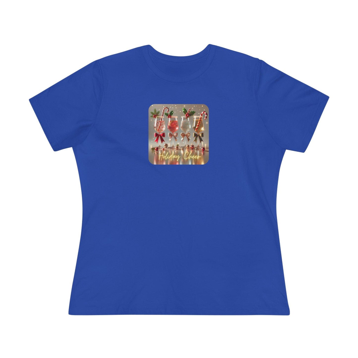 Holiday Cheer - Sip, Smile, Repeat 🥂🎄 - Women's Softstyle Tee - Whippie's