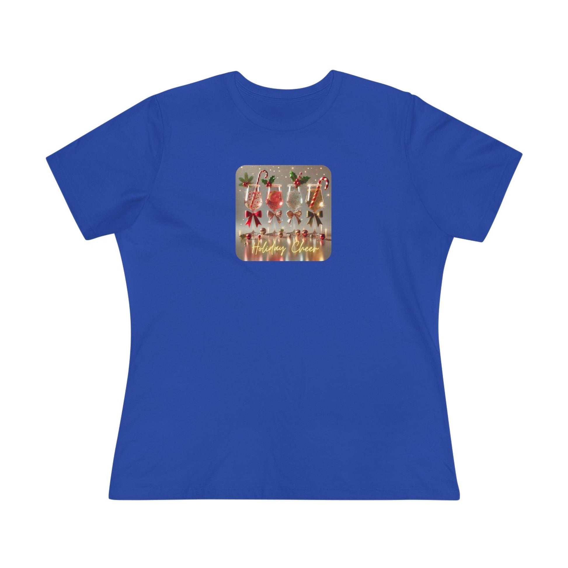 Holiday Cheer - Sip, Smile, Repeat 🥂🎄 - Women's Softstyle Tee - Whippie's