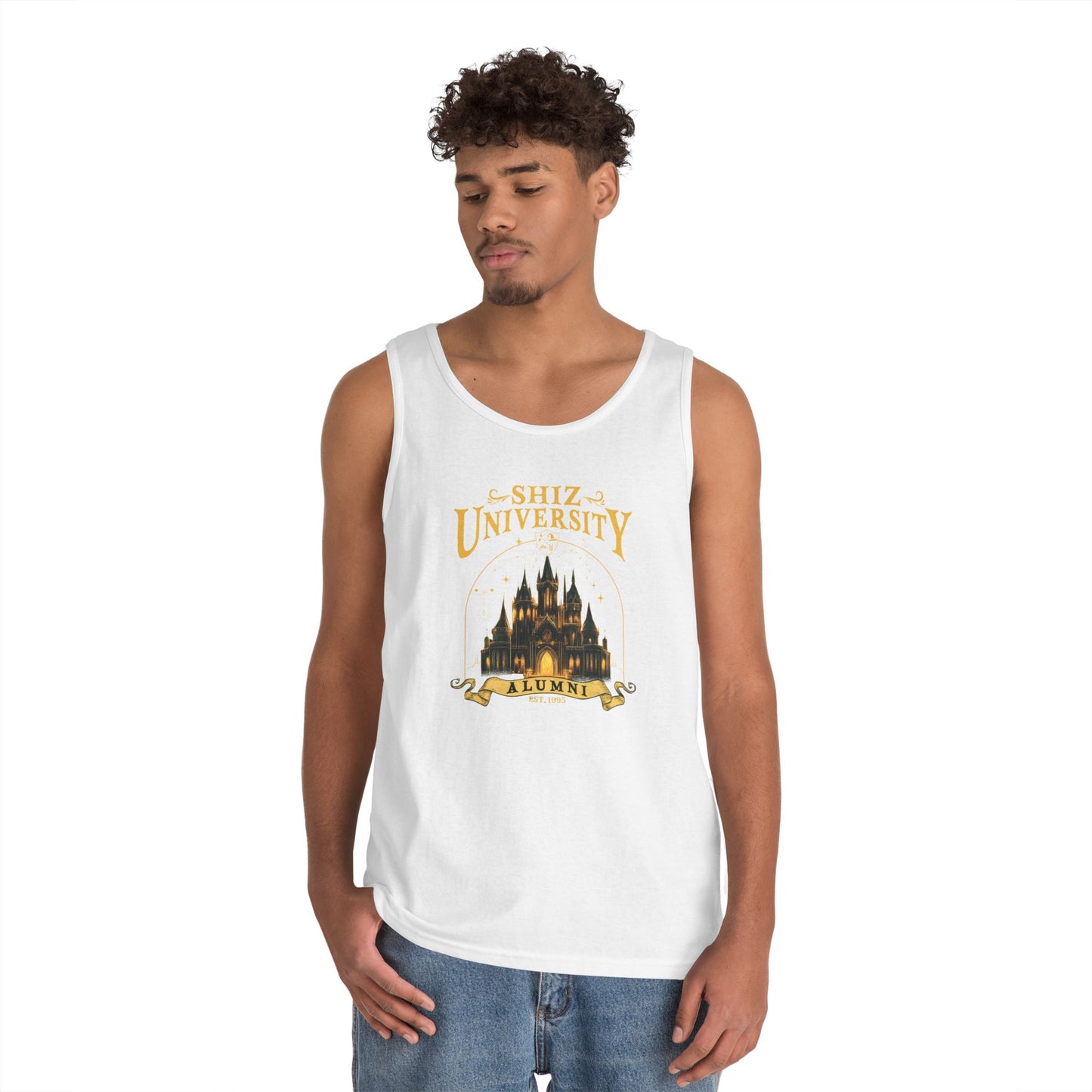 Shiz University Alumni Tank Top | Unisex Heavy Cotton | Graduation Gift, College Apparel, Summer Wear, Casual Outfit, School Spirit - Whippie's