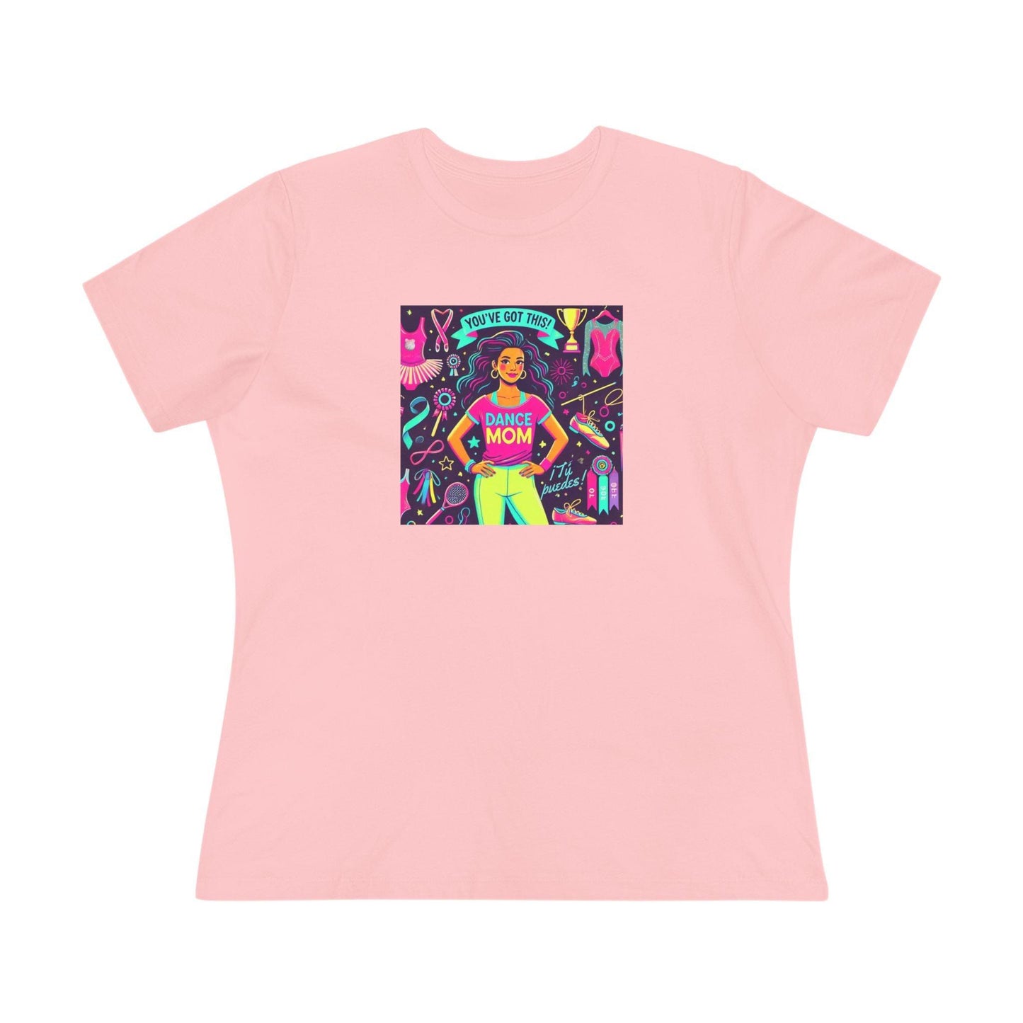 Dance Mom Magic (Latina Mom) - A Colorful Celebration 💃🌈 - Women's Softstyle Tee - Whippie's
