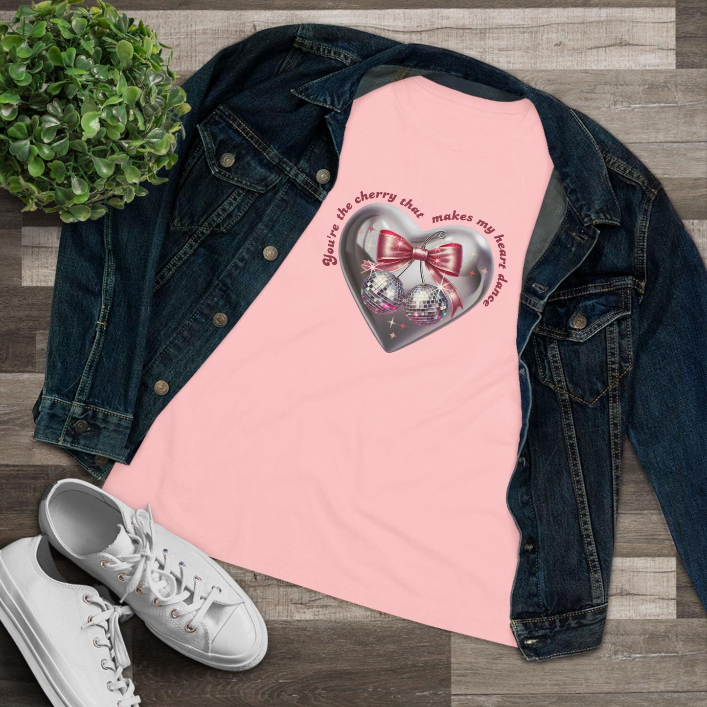 🍒 You're the Cherry that Makes My Heart Dance 🍒 Women's T-shirt - Whippie's