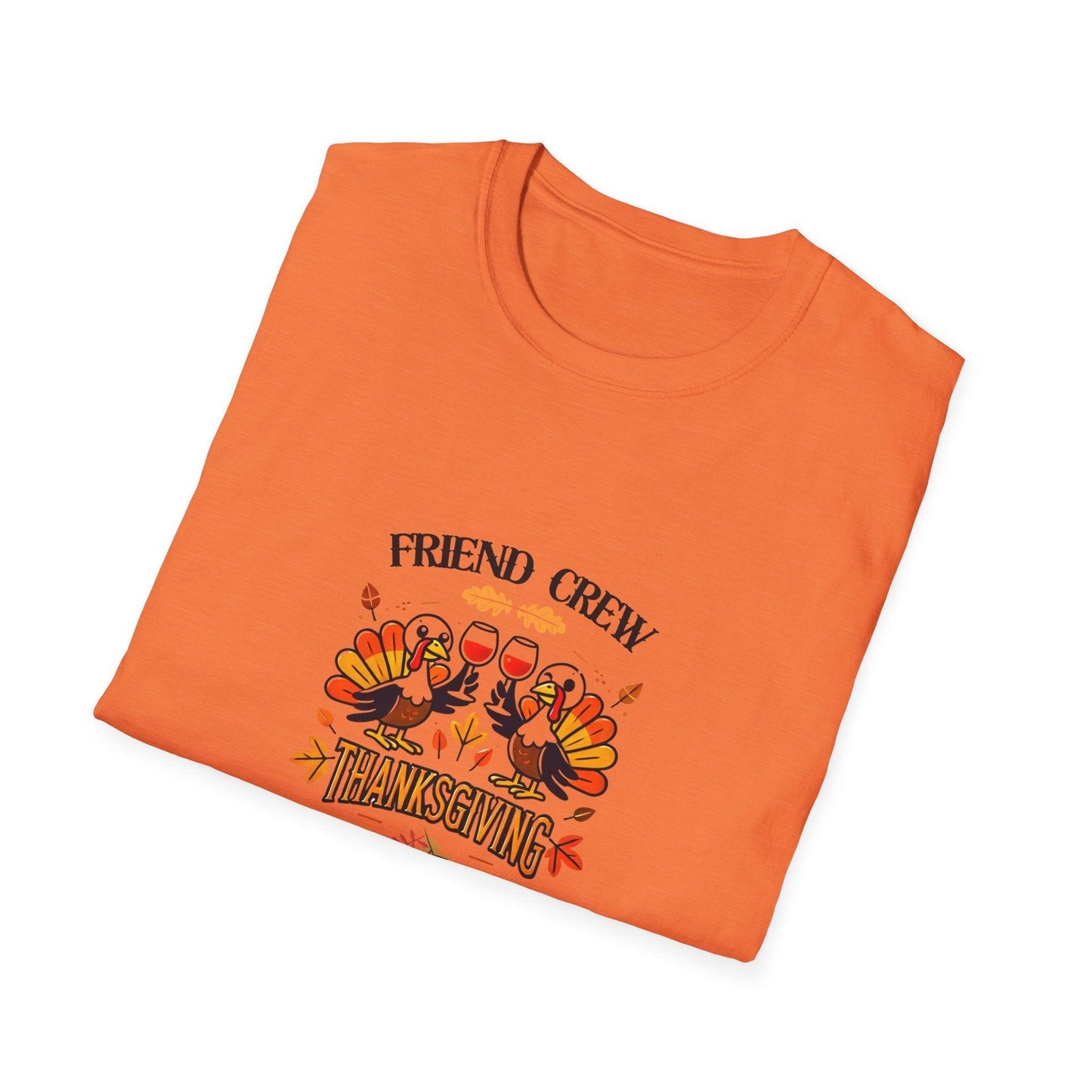 Thanksgiving Friends Crew - Cheers to the Crew! š¦š„š Unisex T-Shirt - Whippie's