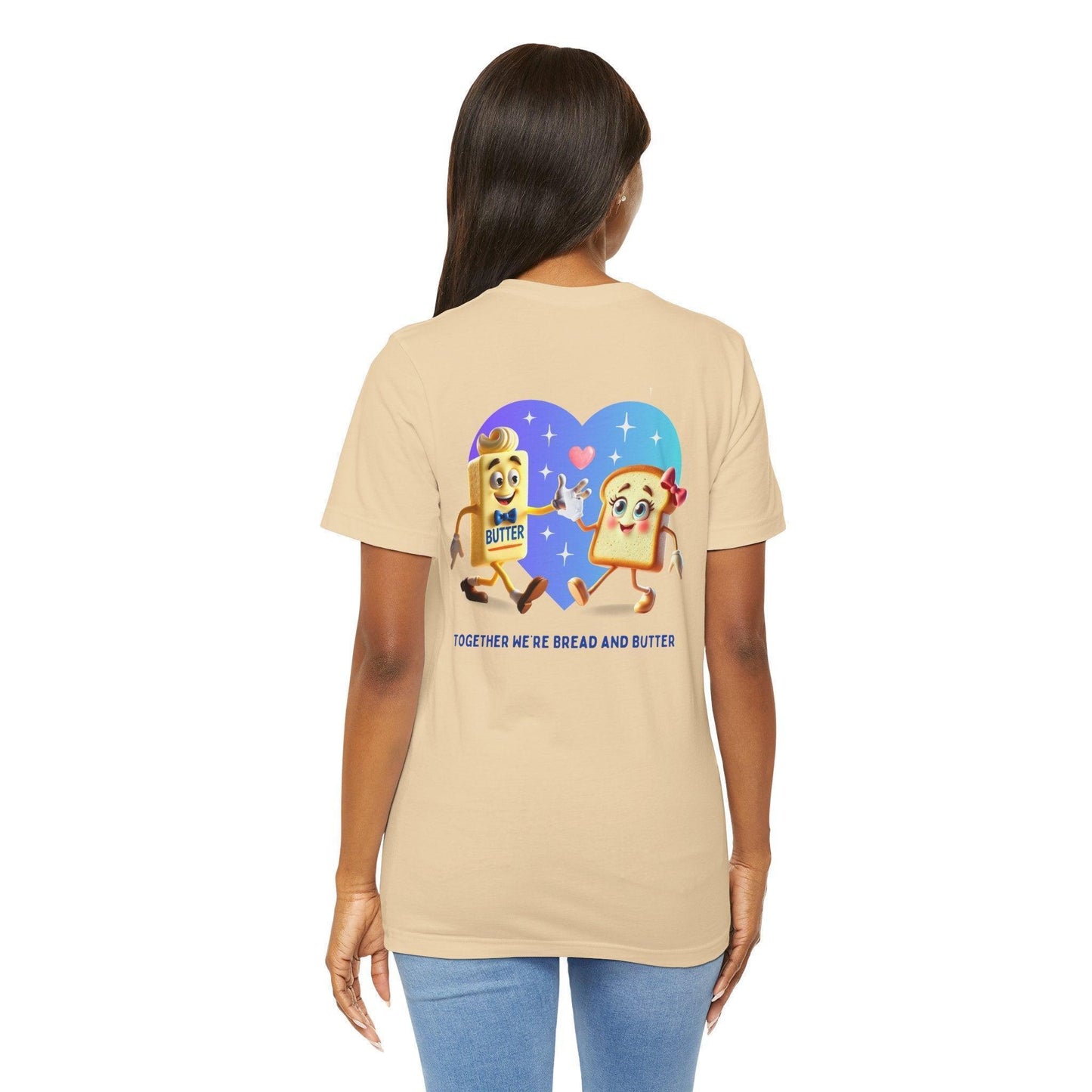 ๐ You're the Butter to My Bread! ๐ง Unisex Jersey Tee โจ The perfect match! - Personalizable - Whippie's