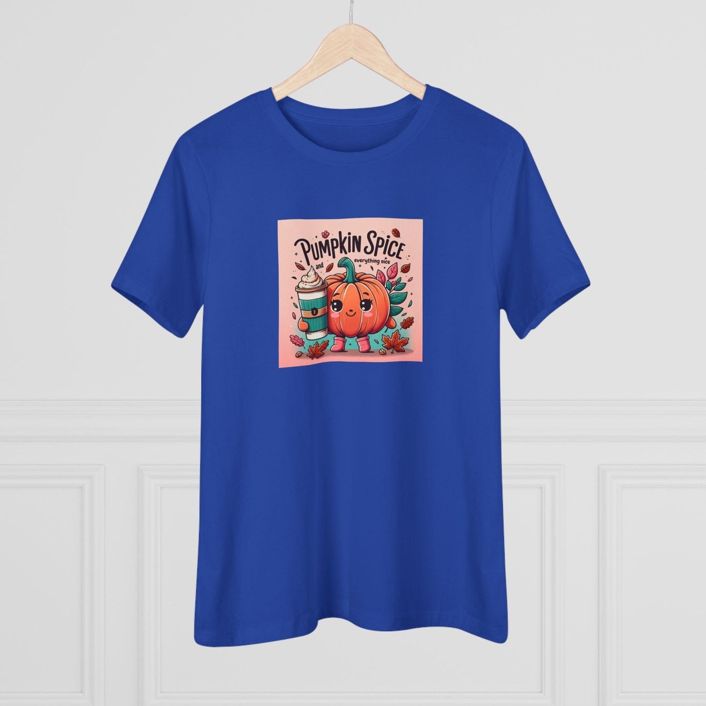 Cute Pumpkin: Pumpkin Spice and Everything Nice - Women's Softstyle Tee - Whippie's