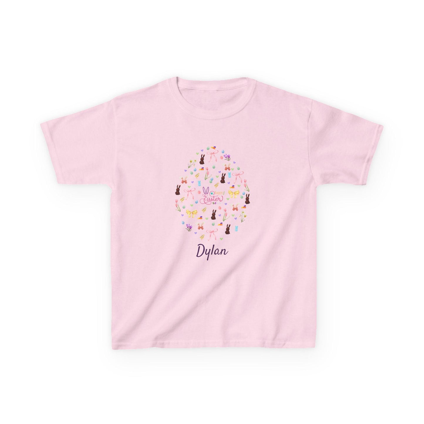 Easter Egg-stravaganza Kids Heavy Cotton Tee - Hop into Easter Fun! - Personalizable - Whippie's