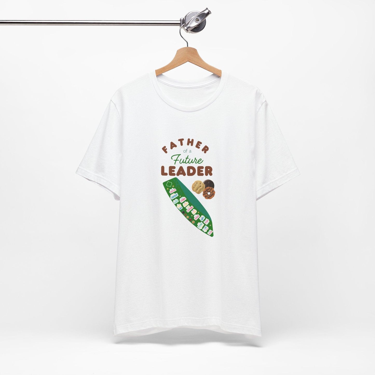 Father of a Future Leader - Unisex Jersey Tee - Smart, Brave, & Cookie-Powered! - Whippie's