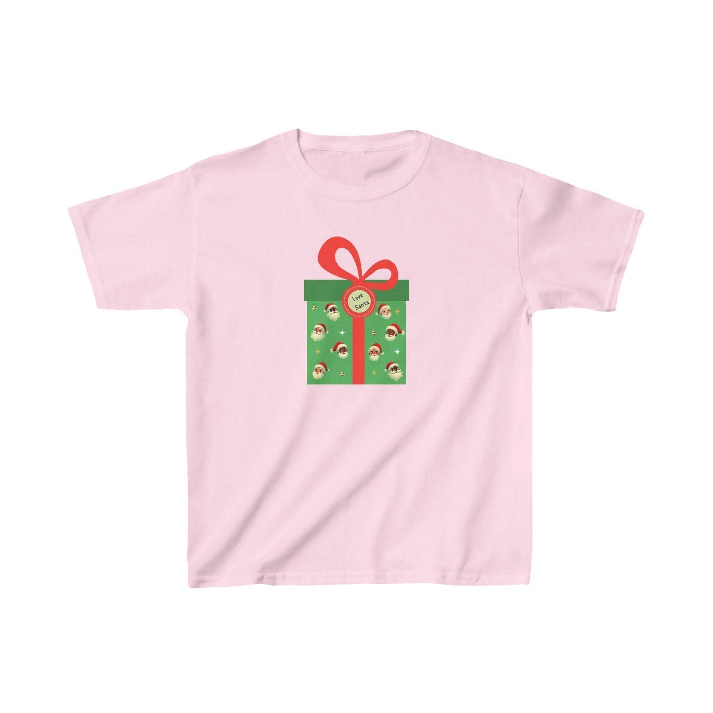 Love Santa Present 🎅 Kids Heavy Cotton™ Tee! - Whippie's