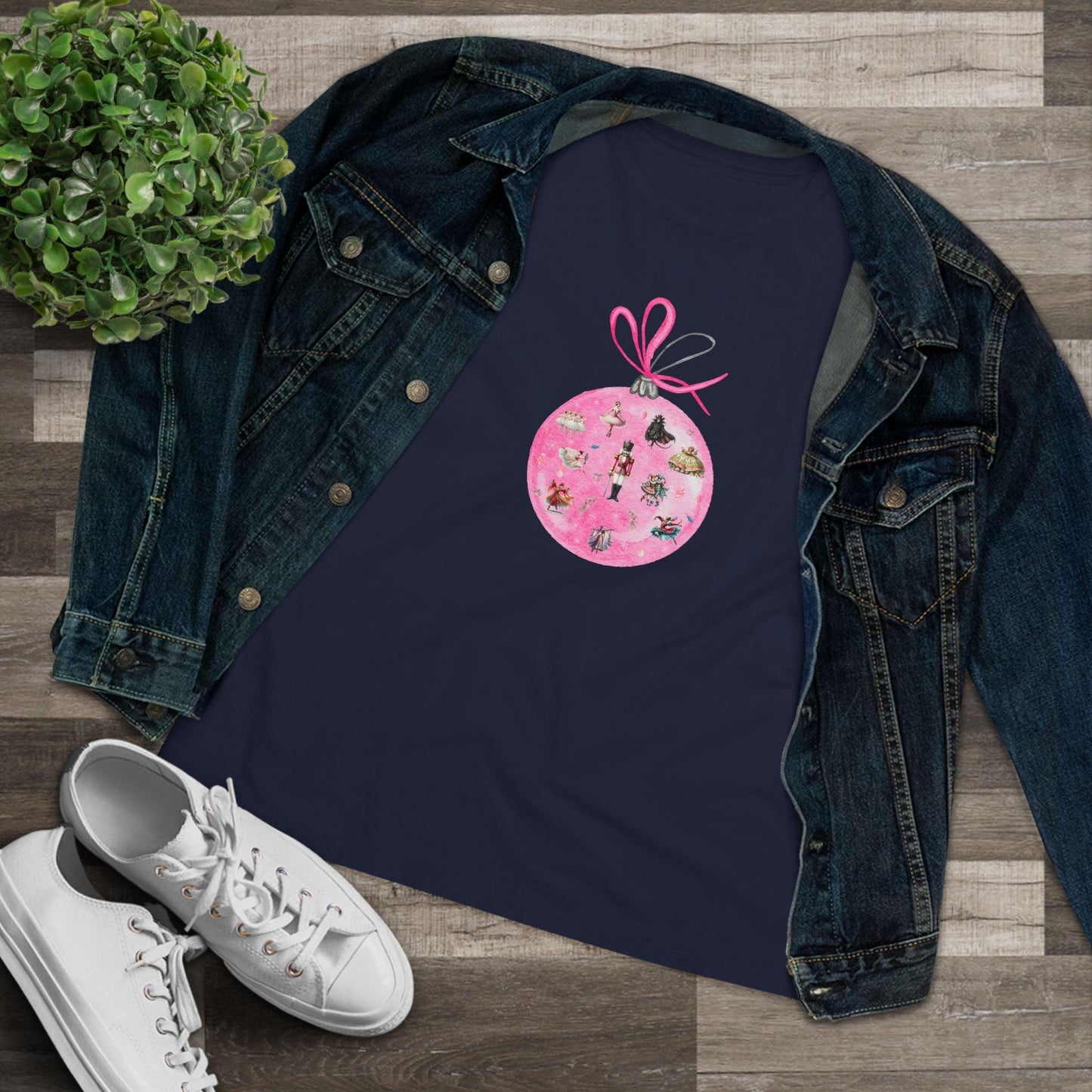 Nutcracker Ornament - A Whimsical Winter Wonderland! 🎄✨ Women's Softstyle Tee - Whippie's