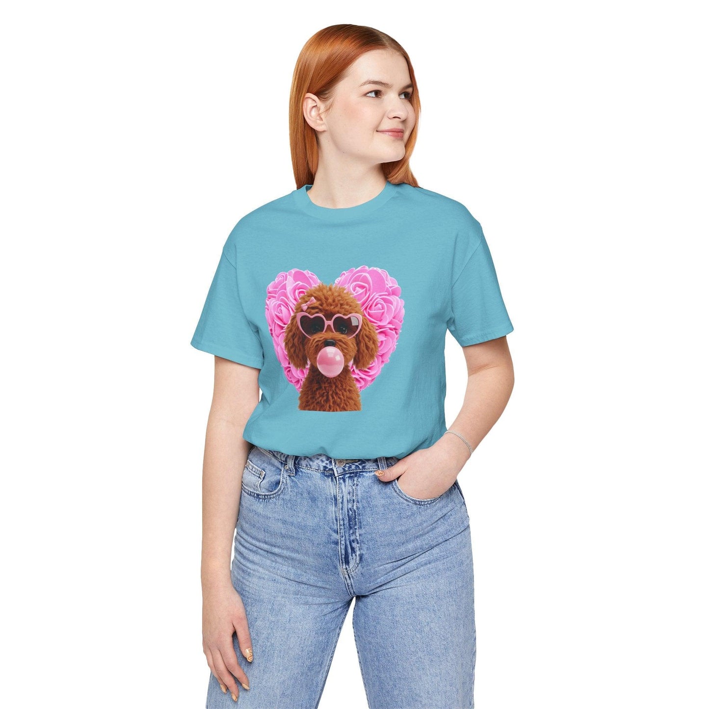 Doodle Love Unisex Jersey Tee - 💖 Cuteness Overload! 💖 - Whippie's