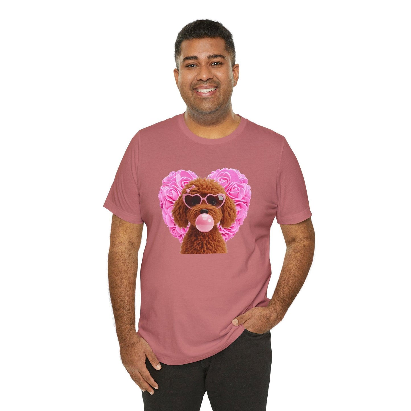 Doodle Love Unisex Jersey Tee - 💖 Cuteness Overload! 💖 - Whippie's