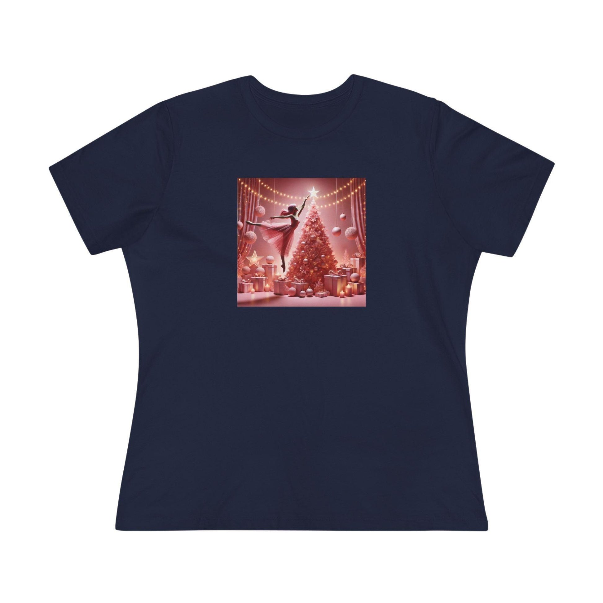 Pink Leap into the Holidays - Women's Softstyle Tee - Whippie's