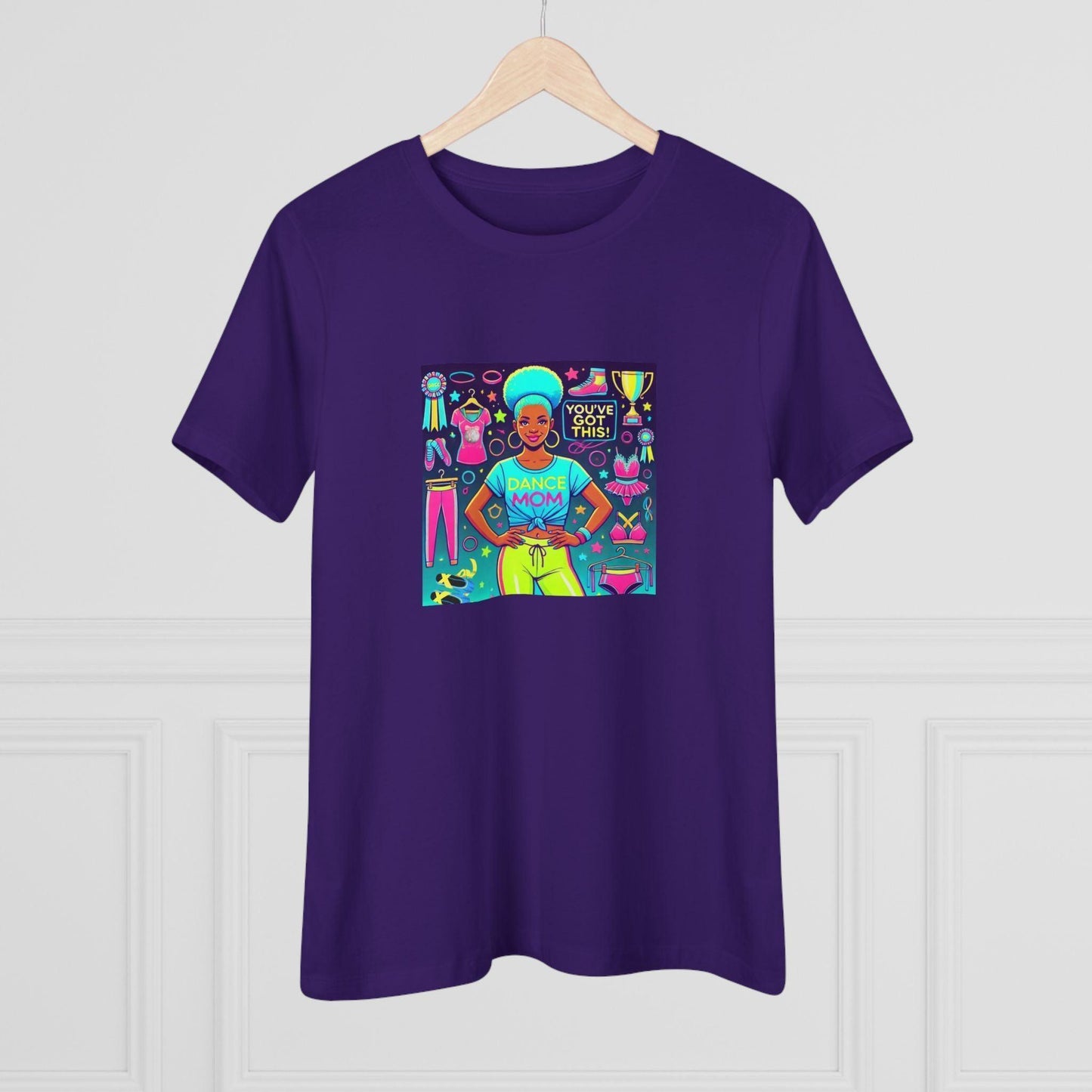 Dance Mom: You've Got This - Blue Hair Mom- You've Got This - Women's Softstyle Tee - Whippie's