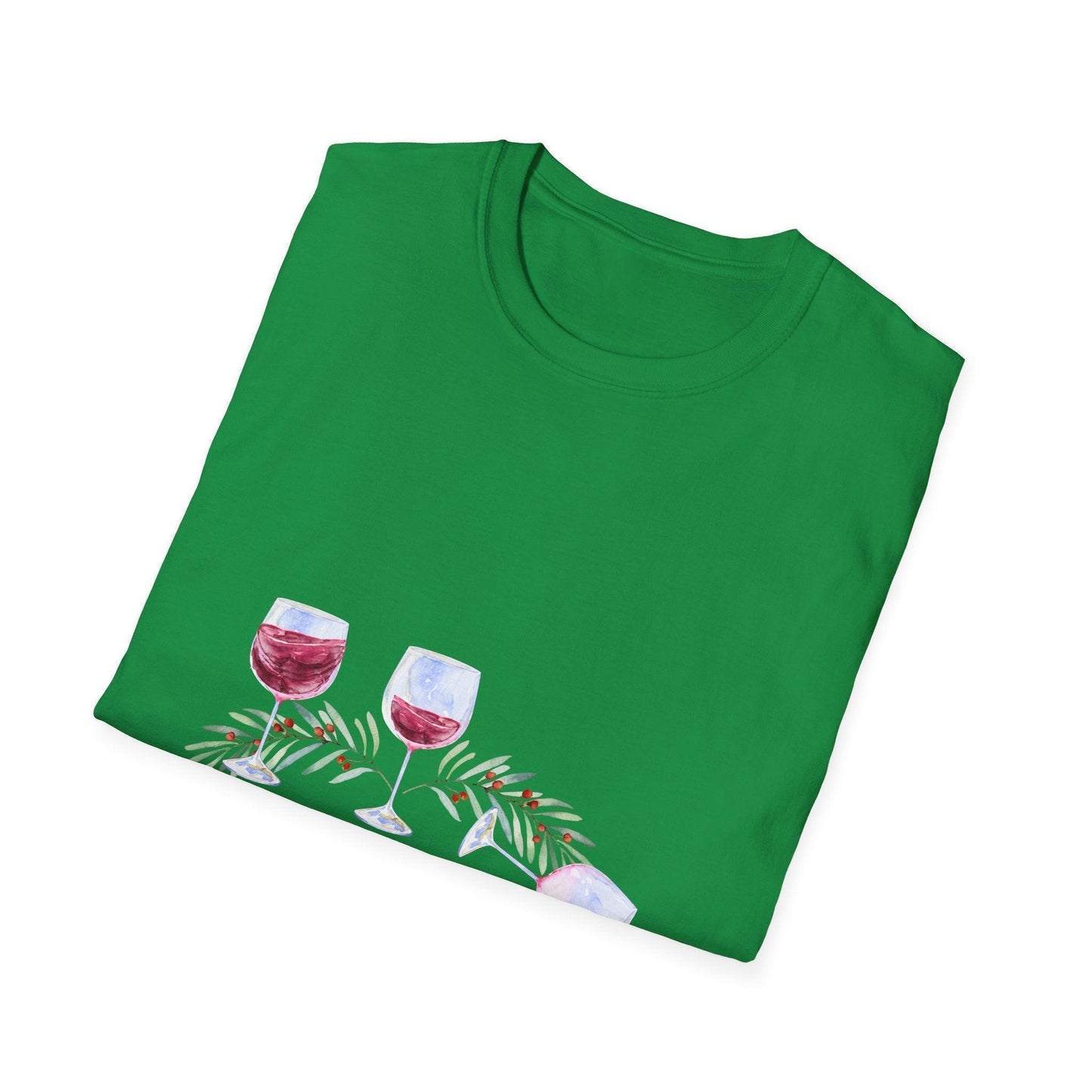 Drink Drank Drunk 🍷🍷🍷 - Holiday Edition - Unisex Softstyle T-shirt - Whippie's