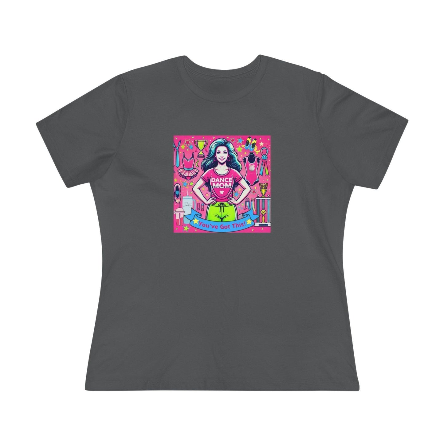 Dance Mom Magic (Brunette Mom) - A Colorful Celebration 🌈 - Women's Softstyle Tee - Whippie's