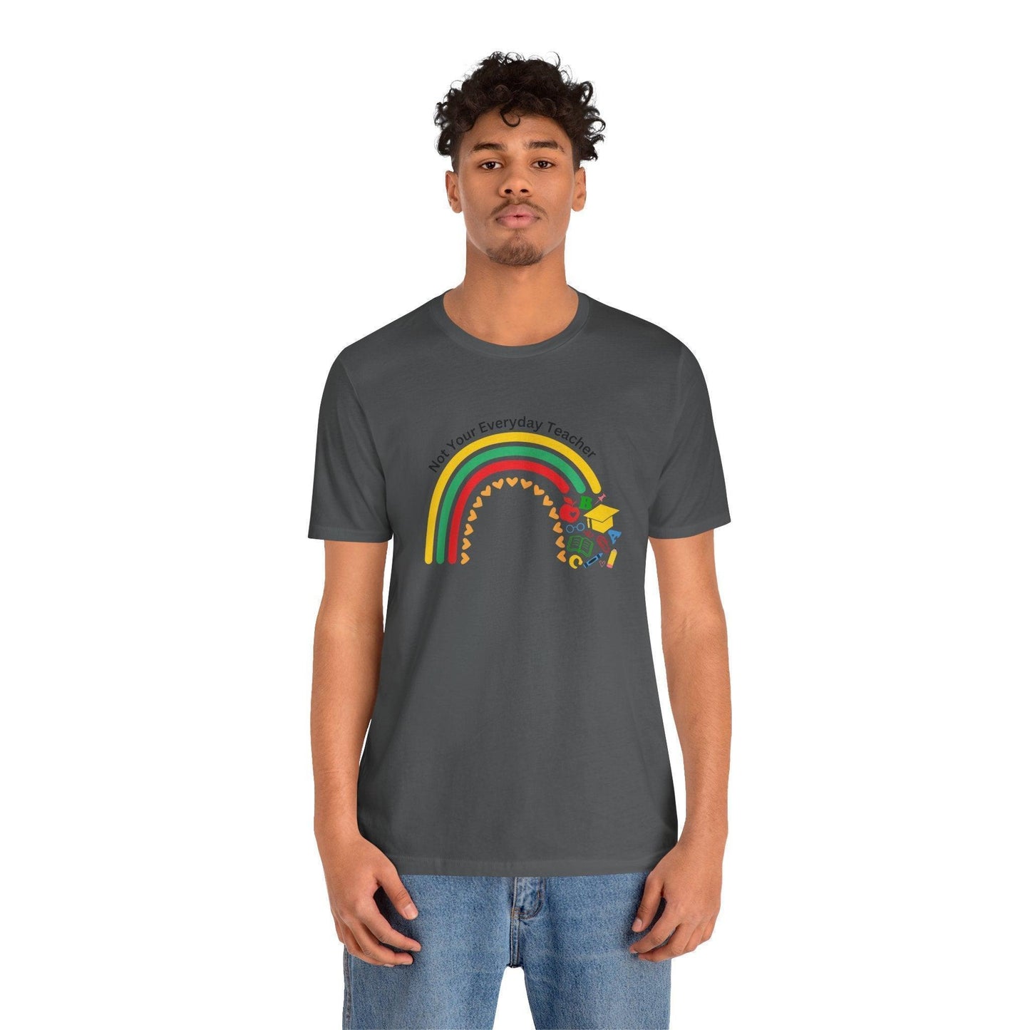 🌈 Not Your Everyday Teacher ❤️ Unisex Jersey Tee ✨ - Whippie's