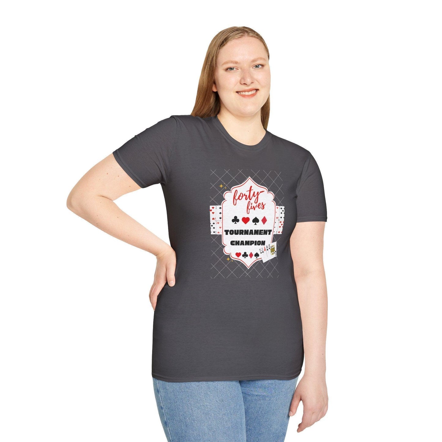 Forty-Fives Tournament Champion - Unisex T-Shirt - Whippie's