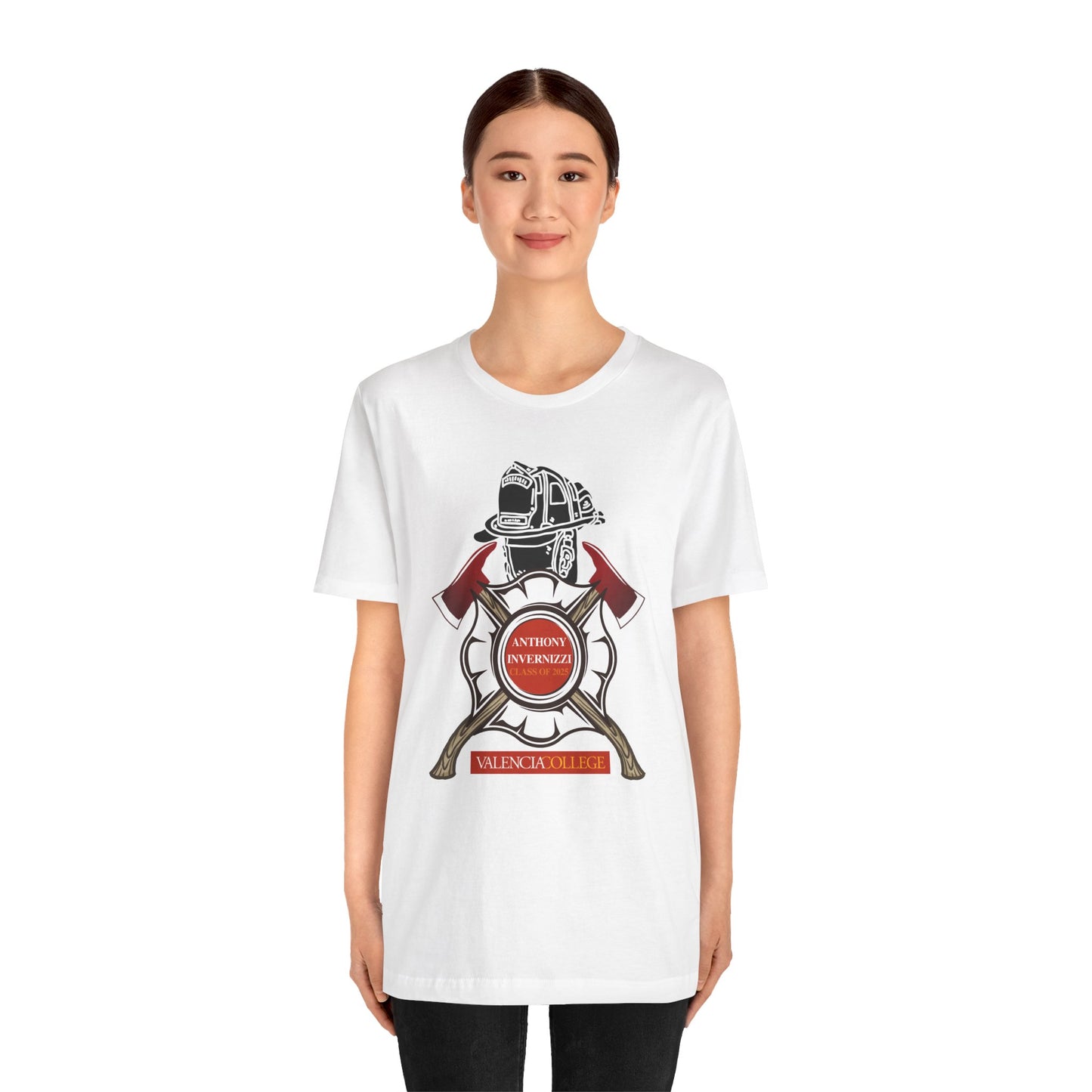 Fire Rescue Graduation Unisex Jersey Tee - Personalizable