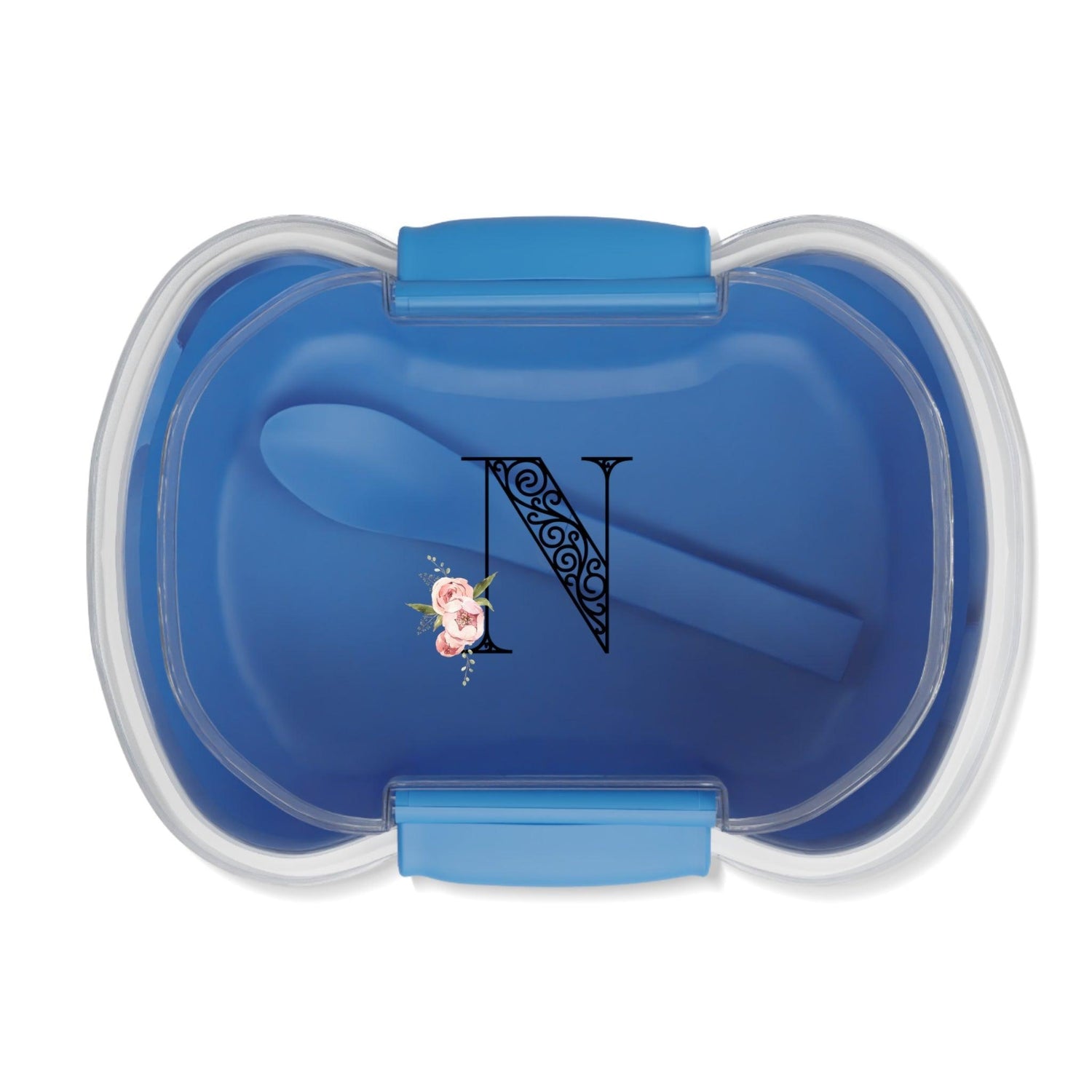 Floral Letters: Letter N - Peony - Two-tier Bento Box - Whippie's