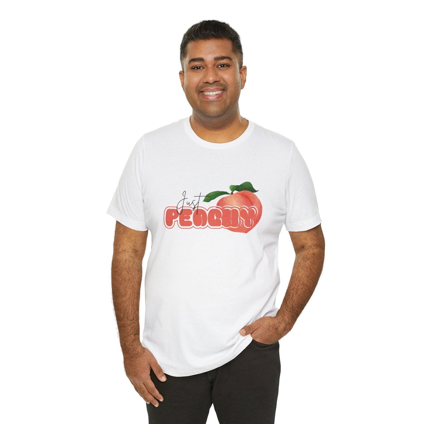 Just Peachy Unisex Jersey Tee - 🍑 Embrace the Sweetness of Life! 🍑 - Whippie's