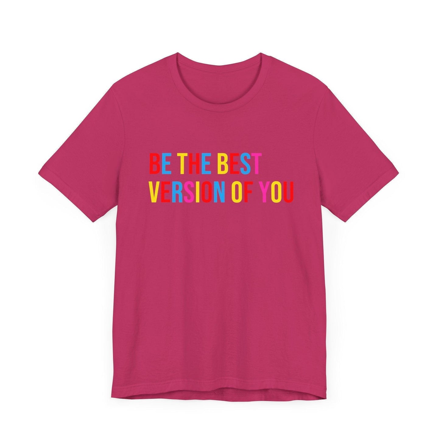 ✨ BE THE BEST VERSION OF YOU ✨ Unisex Jersey Tee 🌈 - Whippie's
