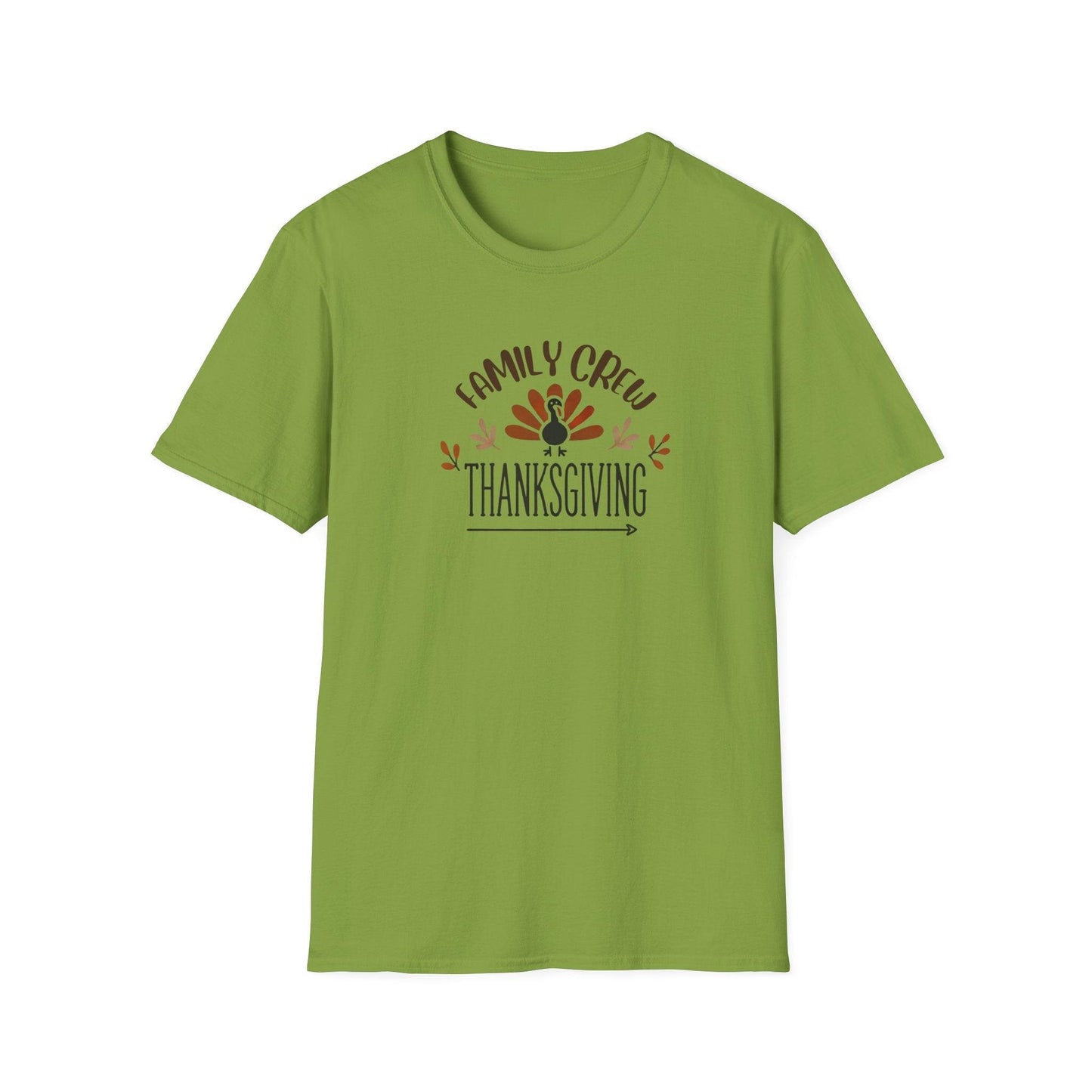 Thanksgiving Family Crew - Gobble 'Til You Wobble with Your Favorite Crew! 🦃🍁 Unisex T-Shirt - Whippie's