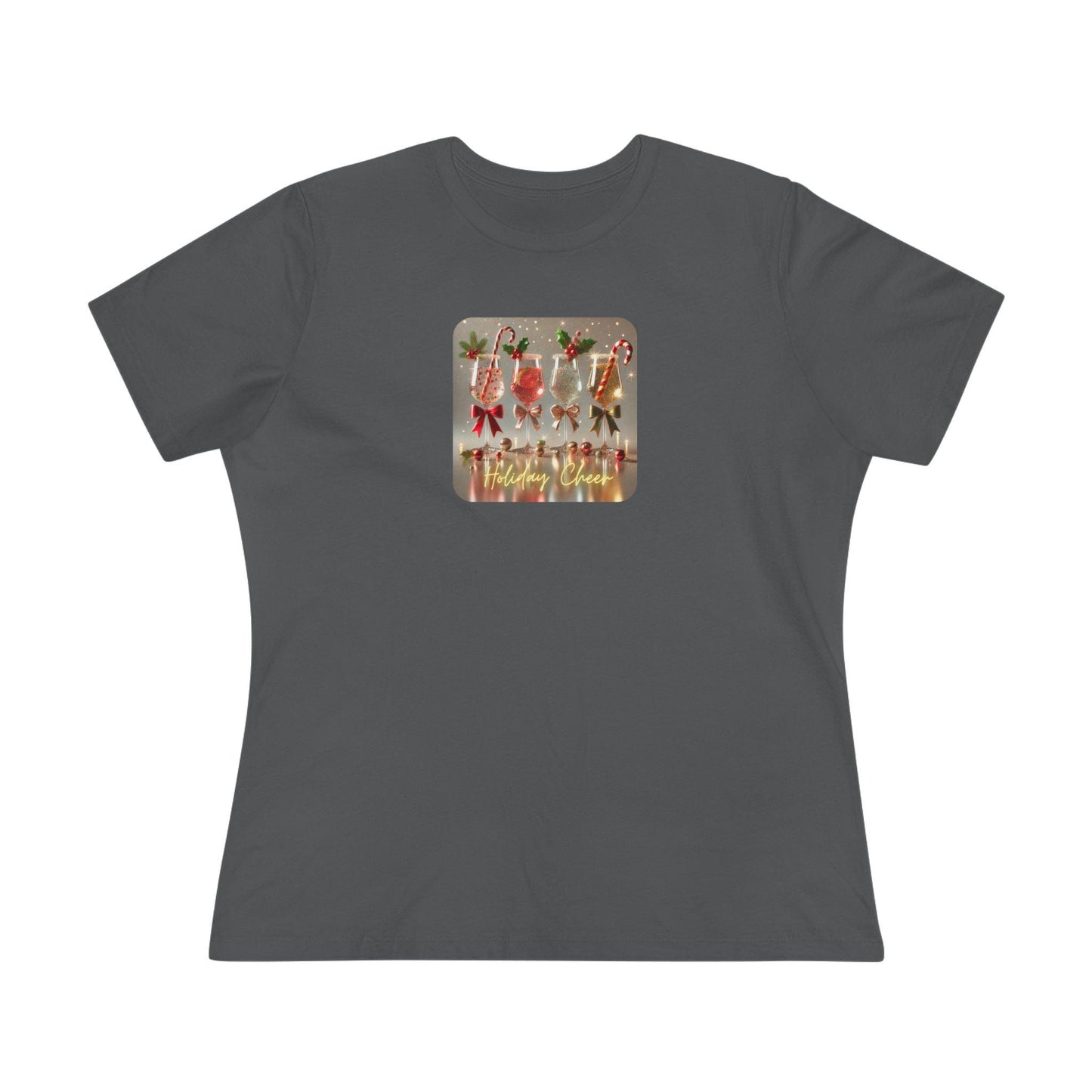 Holiday Cheer - Sip, Smile, Repeat 🥂🎄 - Women's Softstyle Tee - Whippie's