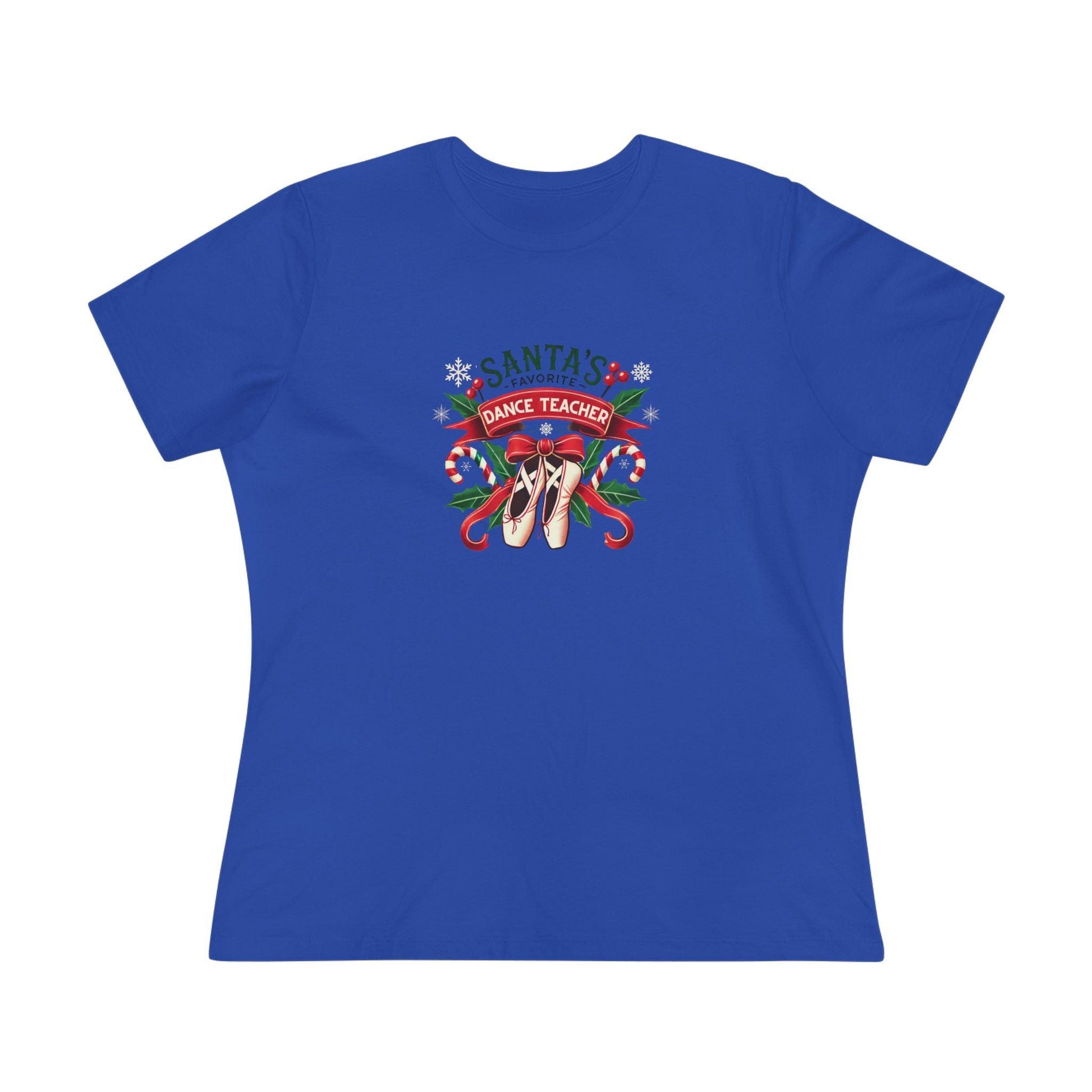 Santa's Favorite Dance Teacher Women's Softstyle Tee - Whippie's