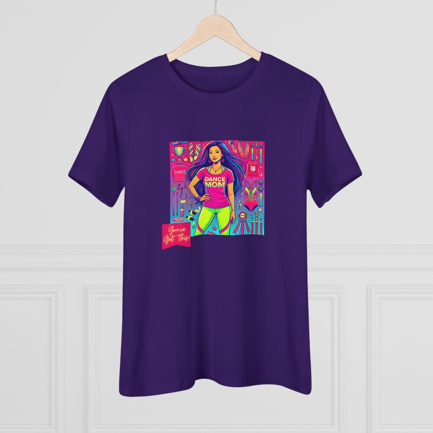 Dance Mom Magic (Asian Mom) - A Colorful Celebration 🌈 - Women's Softstyle Tee - Whippie's