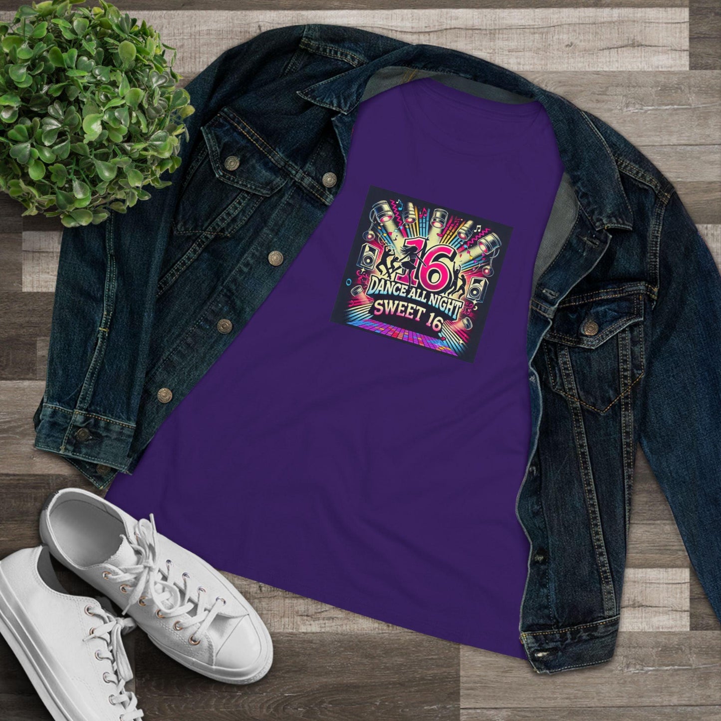 Dance All Night Sweet Sixteen - Party Time! 🎉 - Women's Softstyle Tee - Whippie's