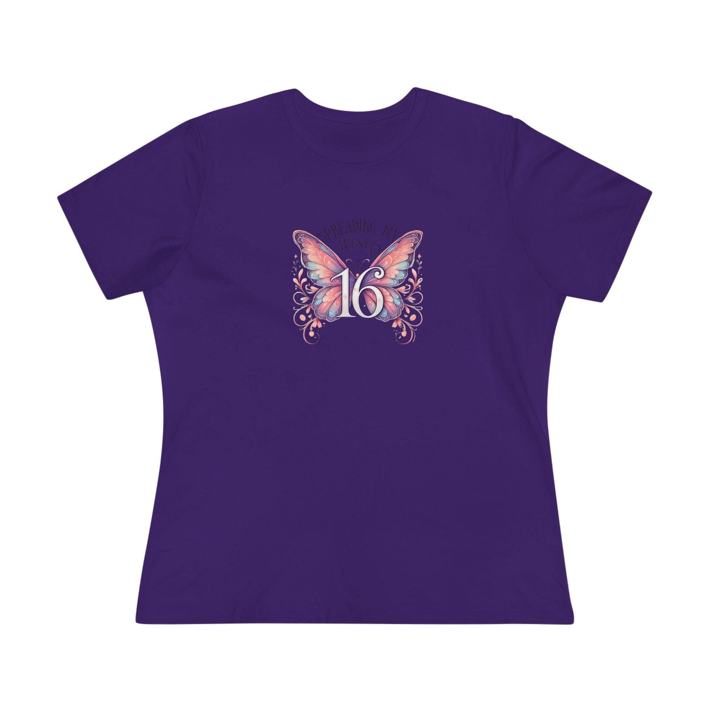 Spread My Wings at 16 - Soaring into a New Chapter 🦋 - Women's Softstyle Tee - Whippie's