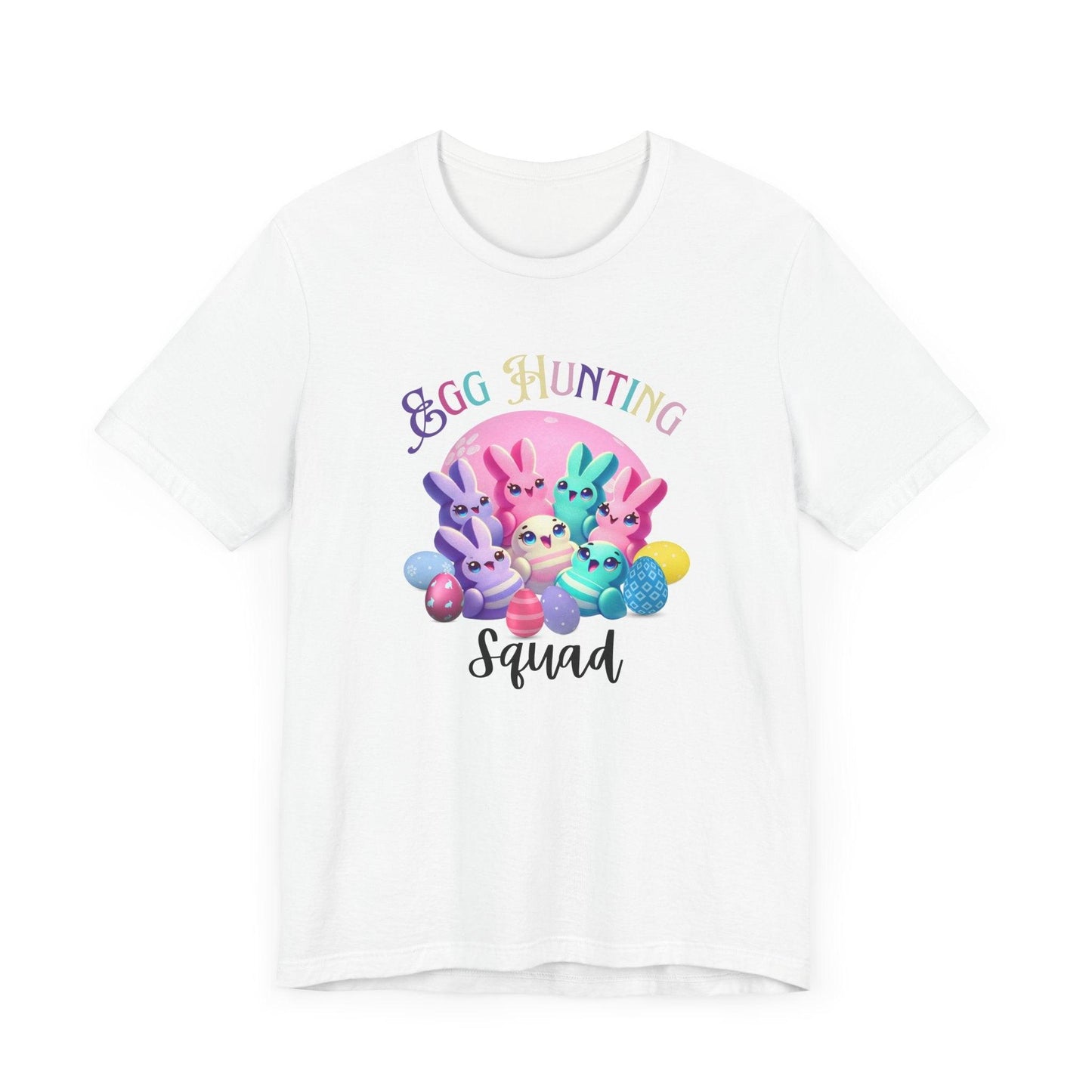 Egg Hunting Squad Unisex Jersey Tee - 🐣🐰 Hop into Easter Fun! 🐰🐣 - Whippie's