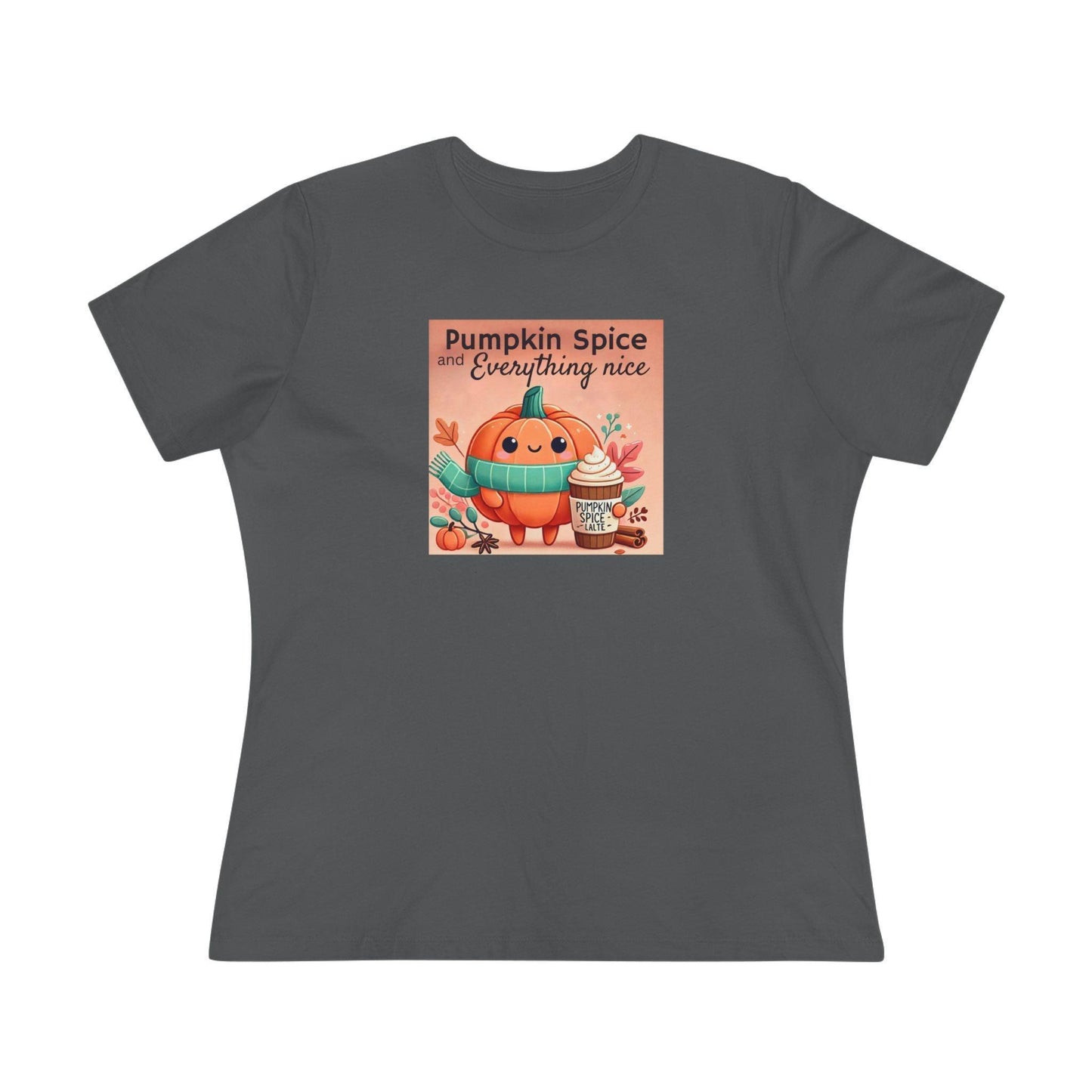 Cute Pumpkin: Pumpkin Spice and Everything Nice - Women's Softstyle Tee - Whippie's