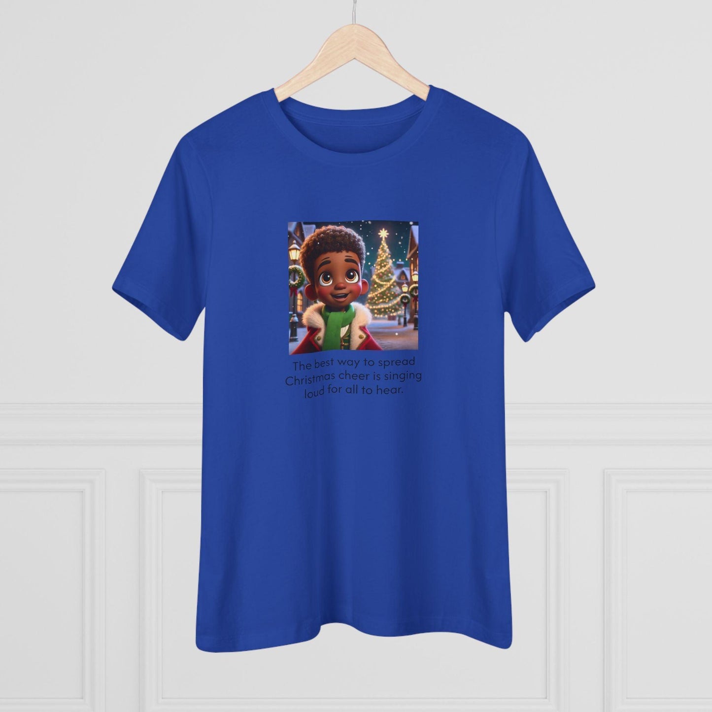 Caroler - Christmas Cheer - Younger BH Boy - Women's Tee - Whippie's
