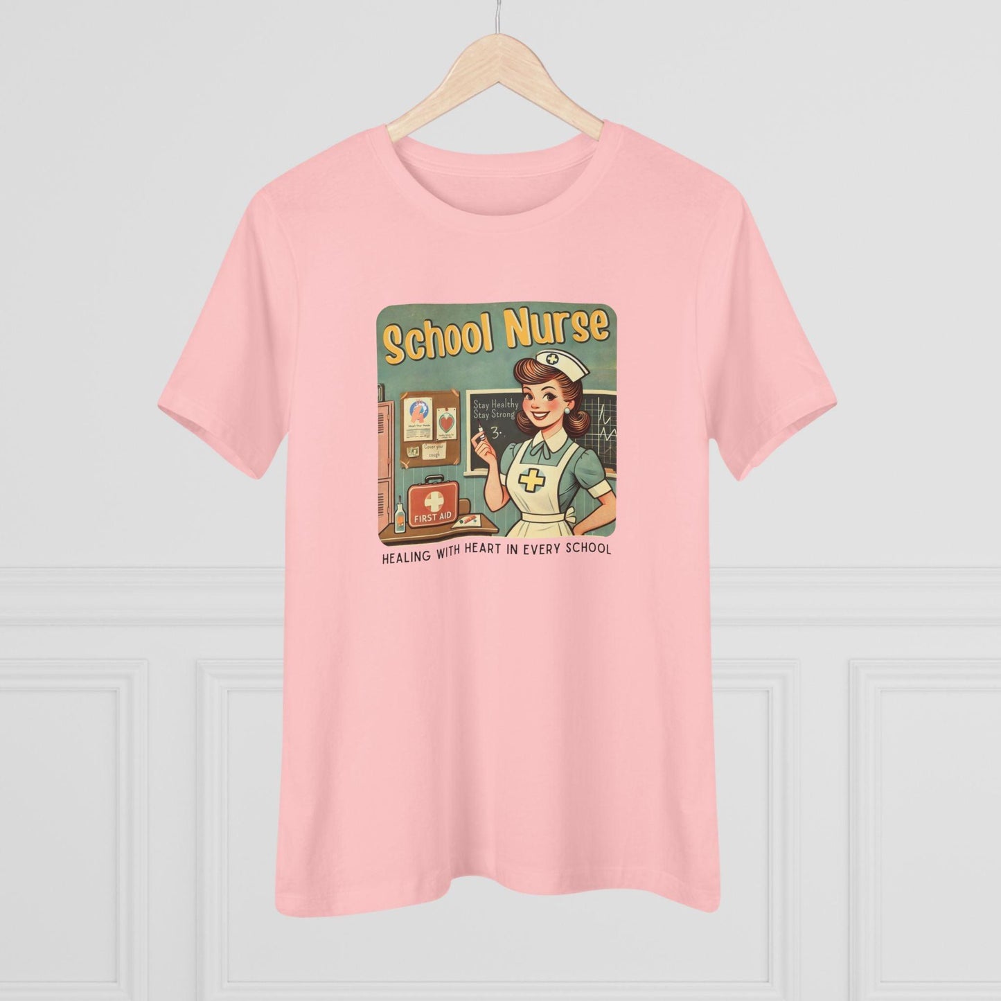 School Nurse Hero Tee - Healing with Heart in Every School 🩺❤️ - Whippie's