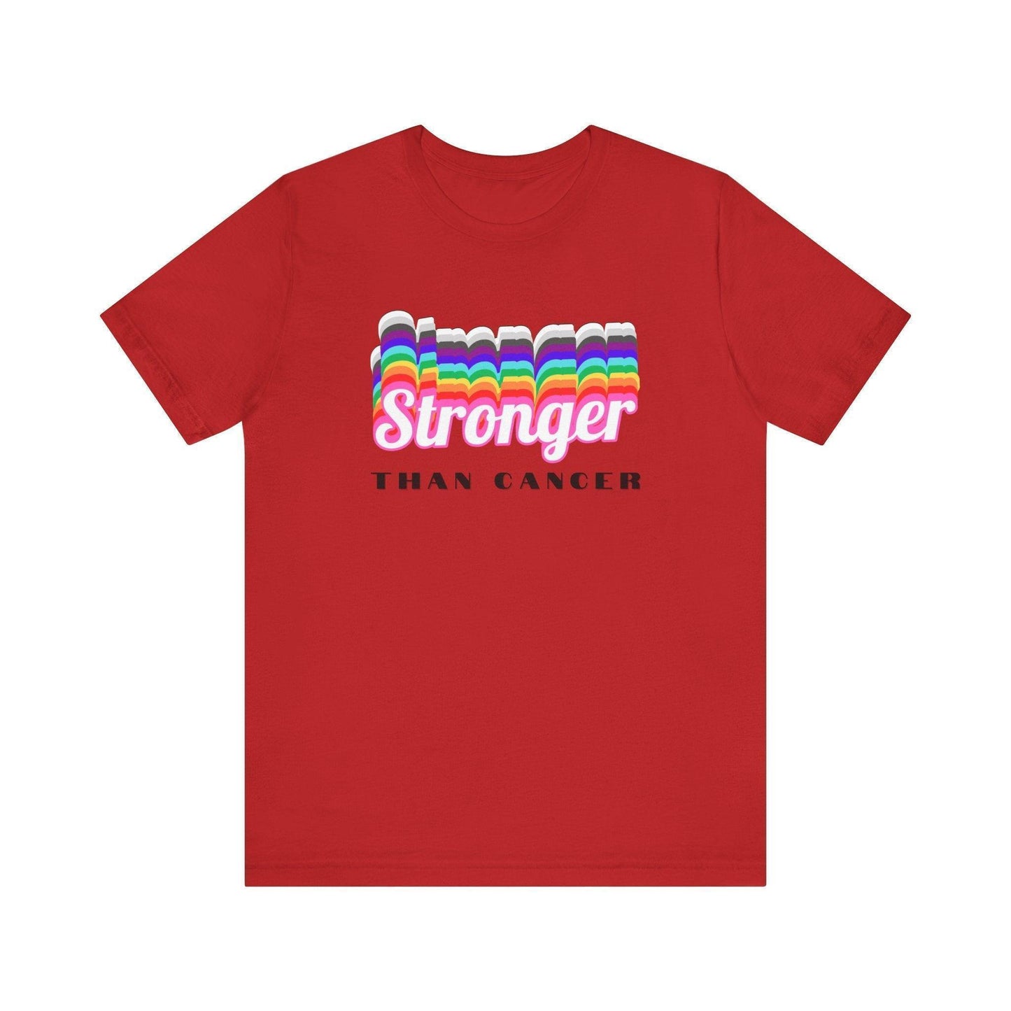 💪 Stronger Than Cancer 🎗️ Unisex Jersey Tee ✨ Show your support, wear your strength. - Whippie's