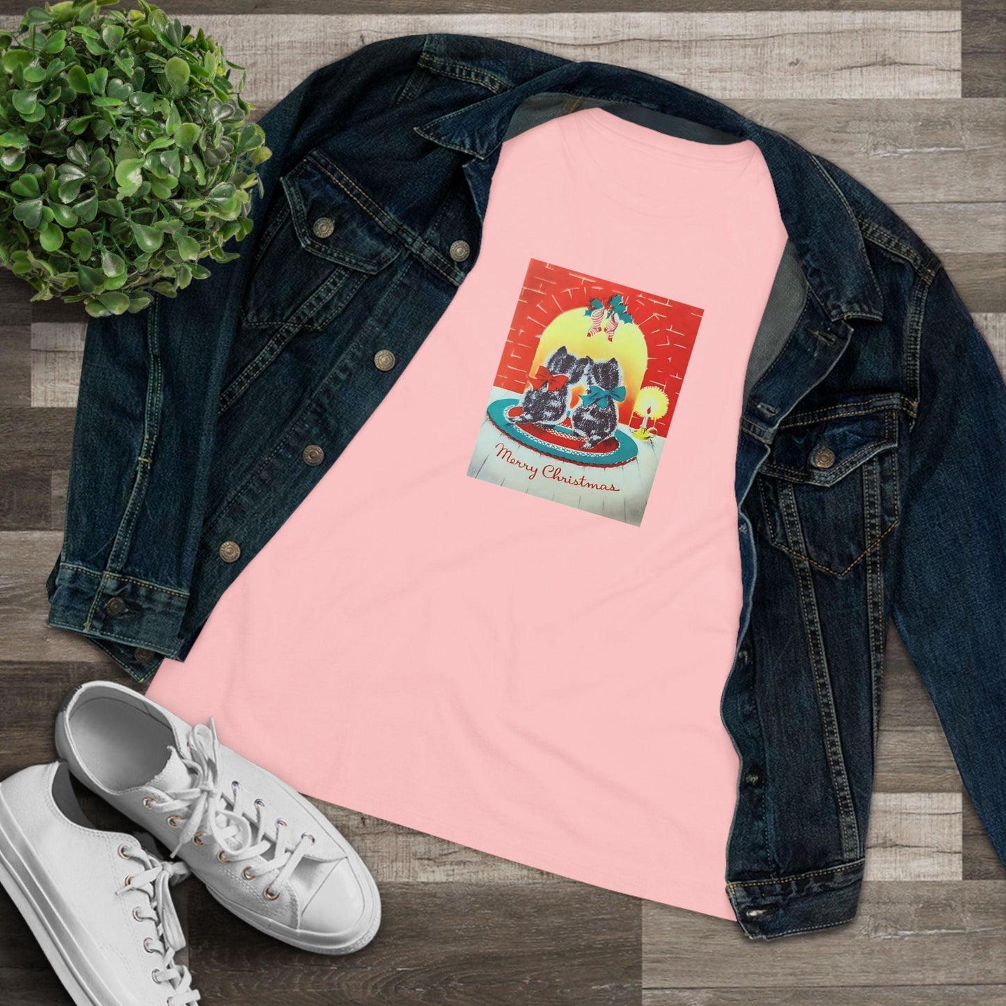 Merry Christmas Kittens - Women's Tee - Whippie's